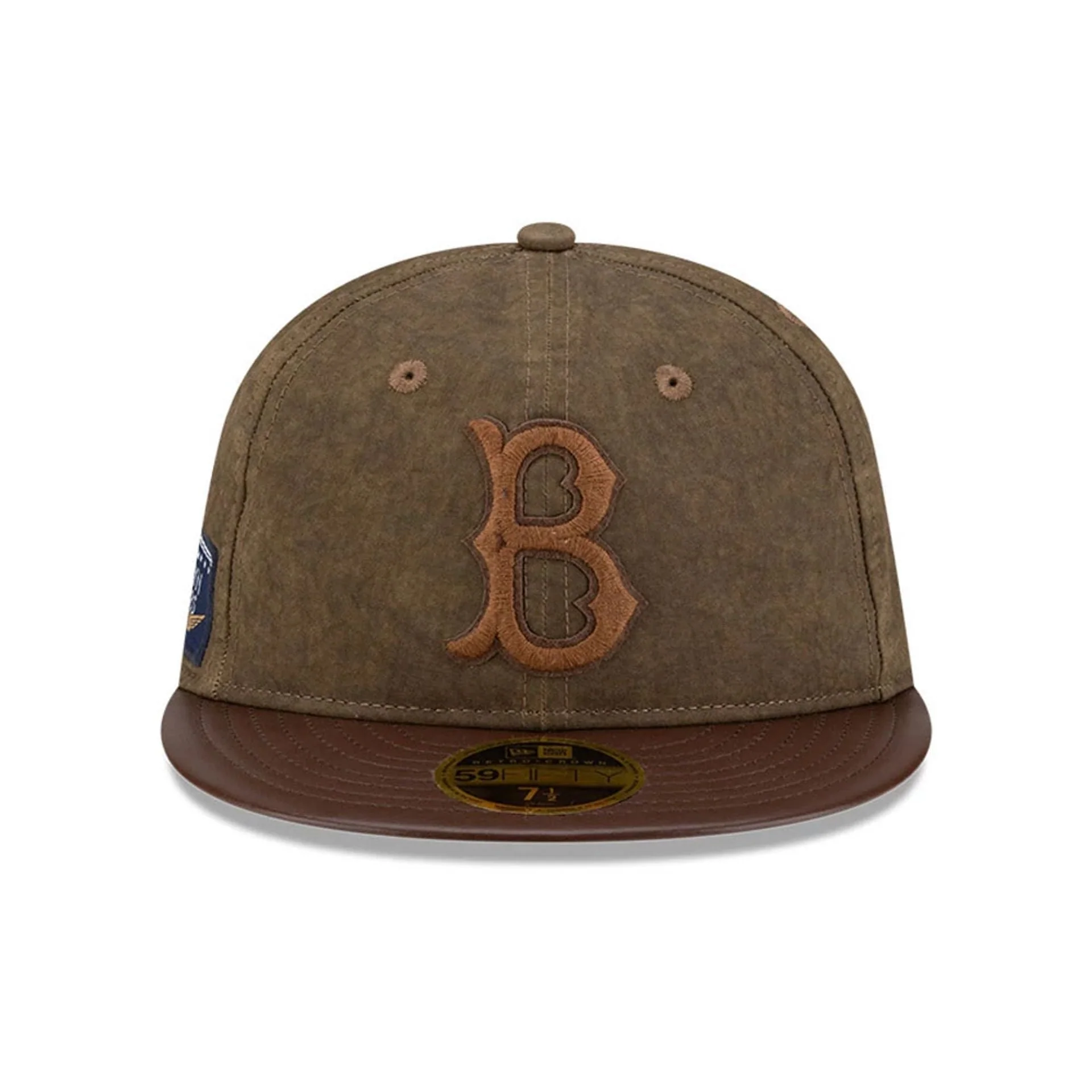 Brooklyn Dodgers MLB Open Brown Retro Crown 59FIFTY Fitted Cap - Image 3