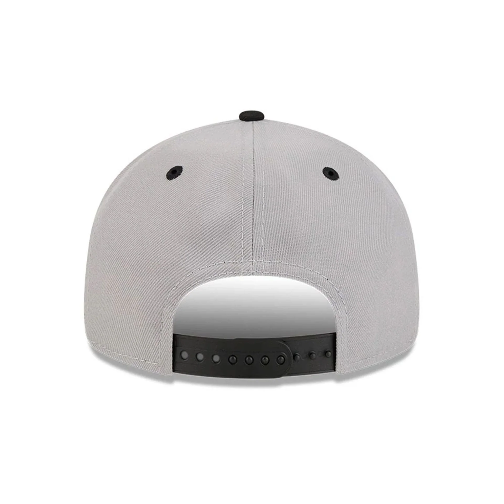 Brooklyn Nets NBA Chainstitch Script Grey Retro Crown 9FIFTY Adjustable Cap - Image 7