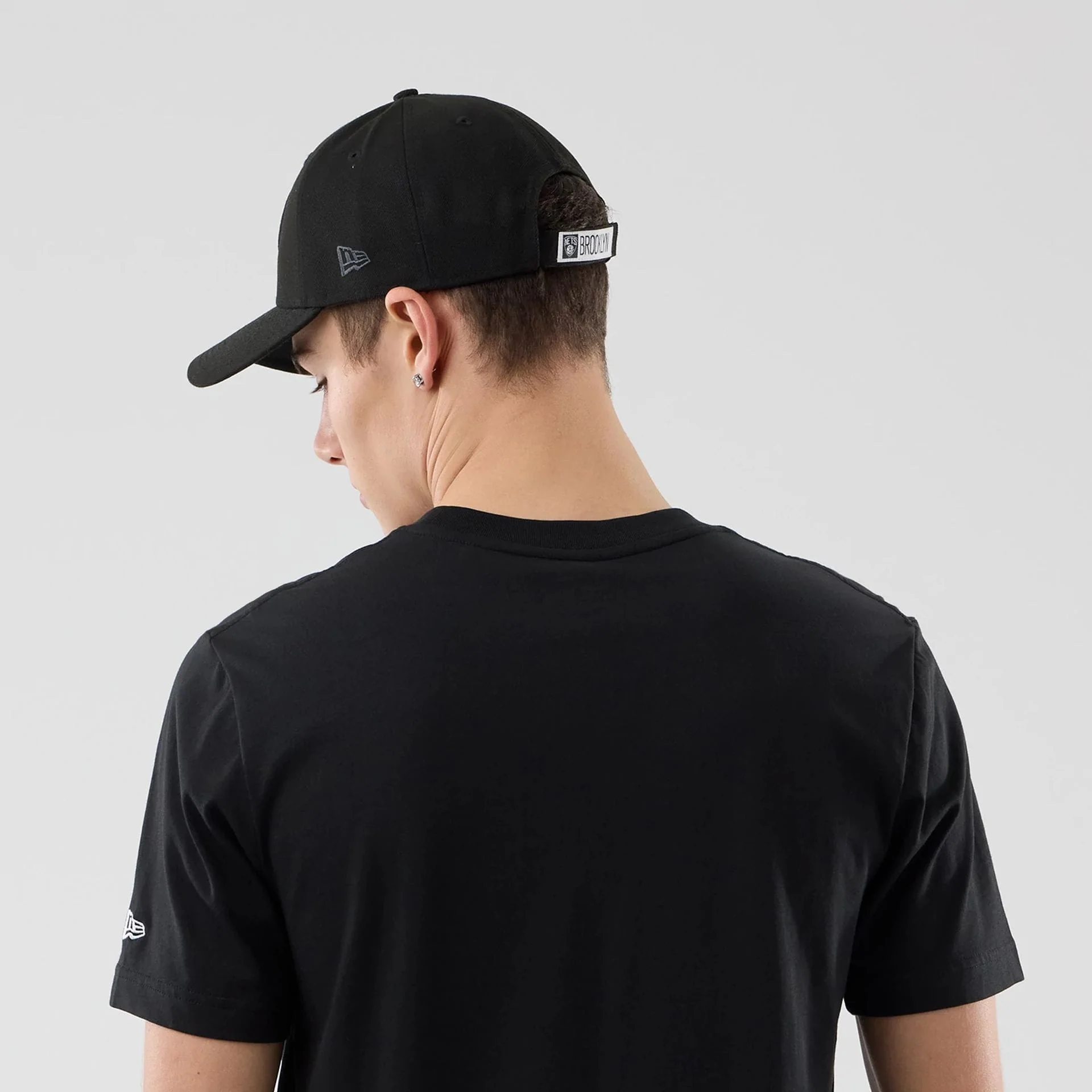 Brooklyn Nets NBA City Edition Black T-Shirt - Image 7