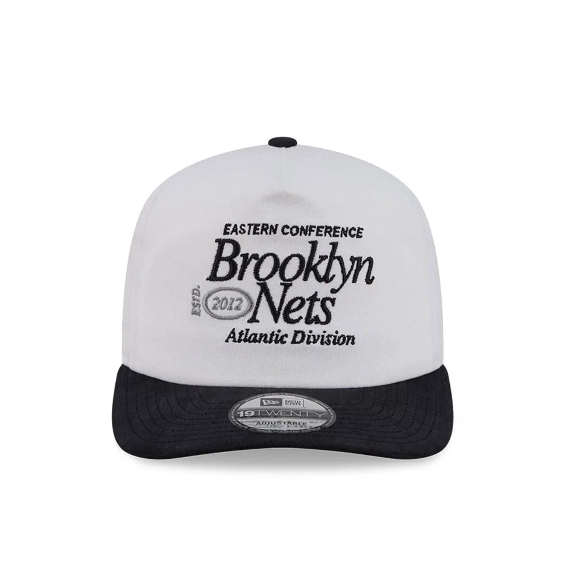Brooklyn Nets NBA Conference White 19TWENTY Adjustable Cap - Image 3