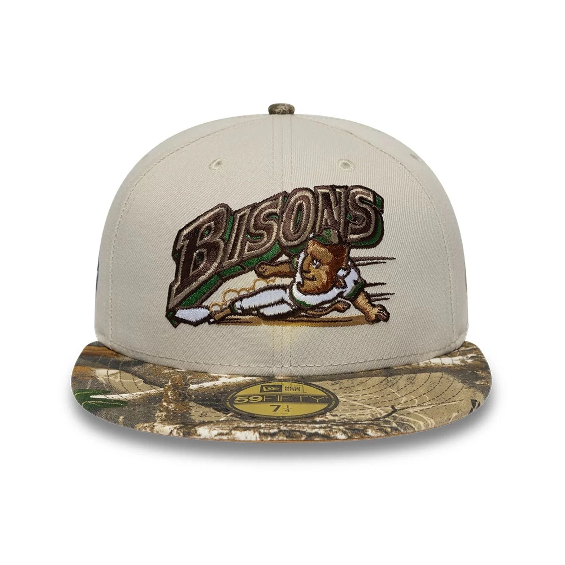 Buffalo Bisons MiLB Hometown Beige 59FIFTY Fitted Cap - Image 3