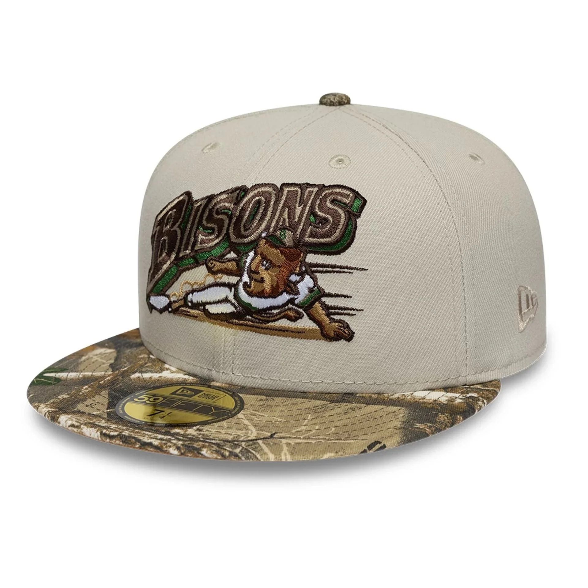 Buffalo Bisons MiLB Hometown Beige 59FIFTY Fitted Cap - Image 4