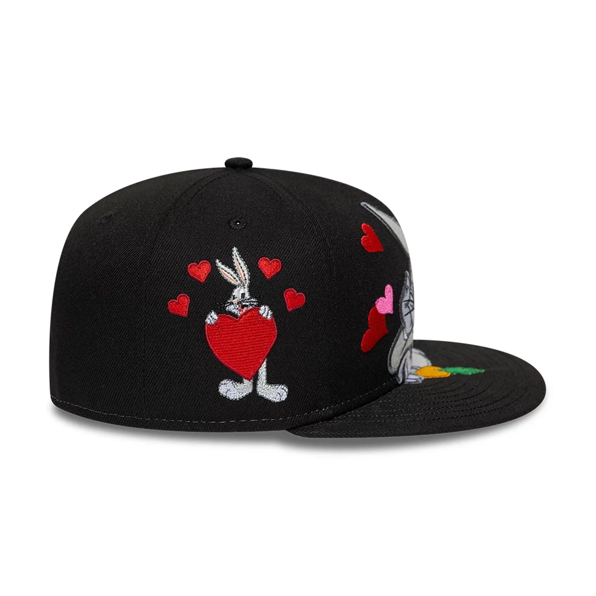 Bugs Bunny Heart Black 59FIFTY Fitted Cap - Image 6