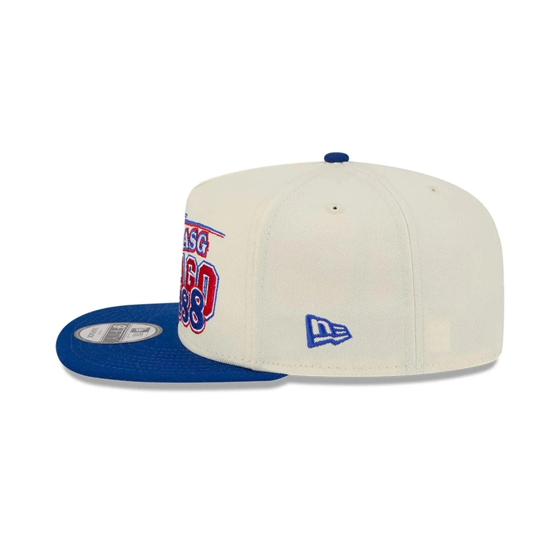 Bulls NBA Hardwood Classic ASG White 9FIFTY A-Frame Snapback Adjustable Cap - Image 6