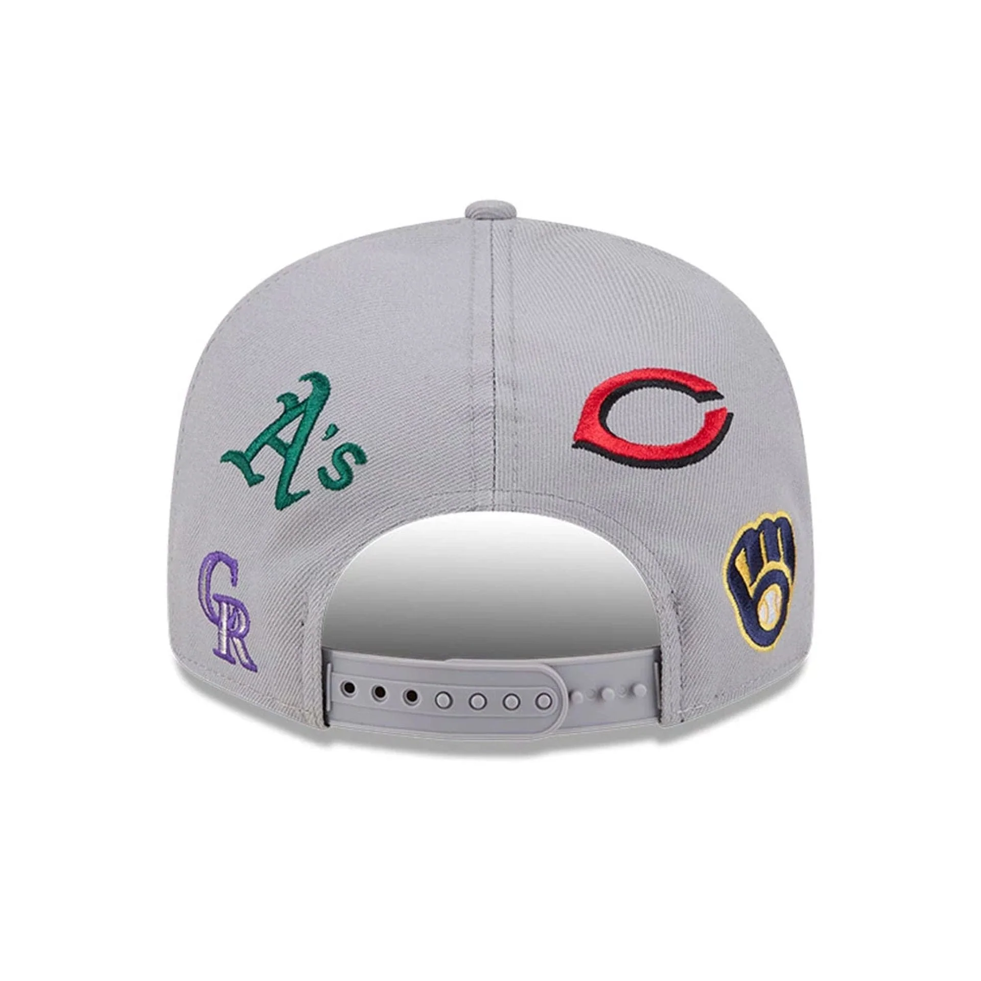 Cactus League Logo MLB Scattered Grey 9FIFTY Snapback Adjustable Cap - Image 6