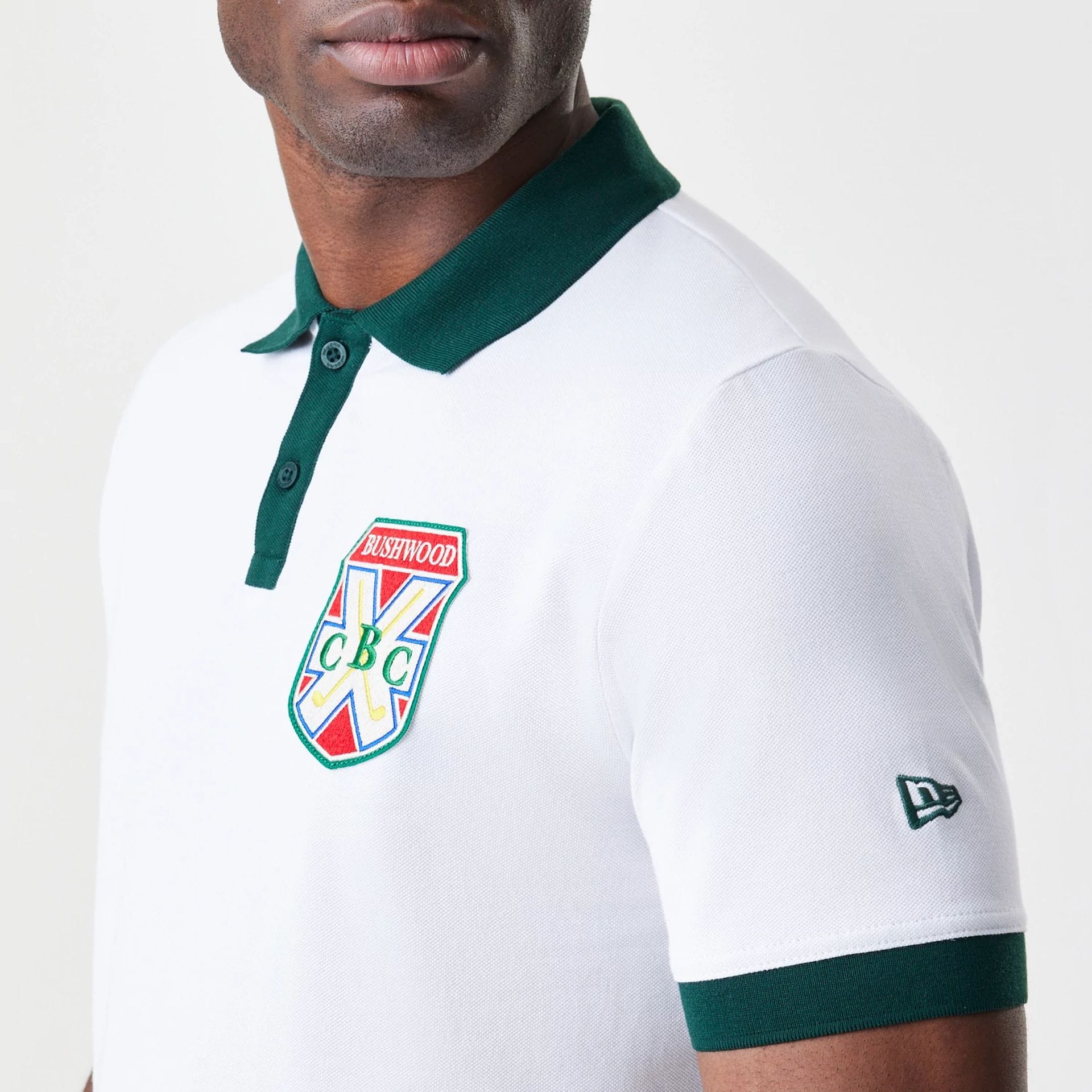 Caddyshack BushWood White Polo T-Shirt - Image 4