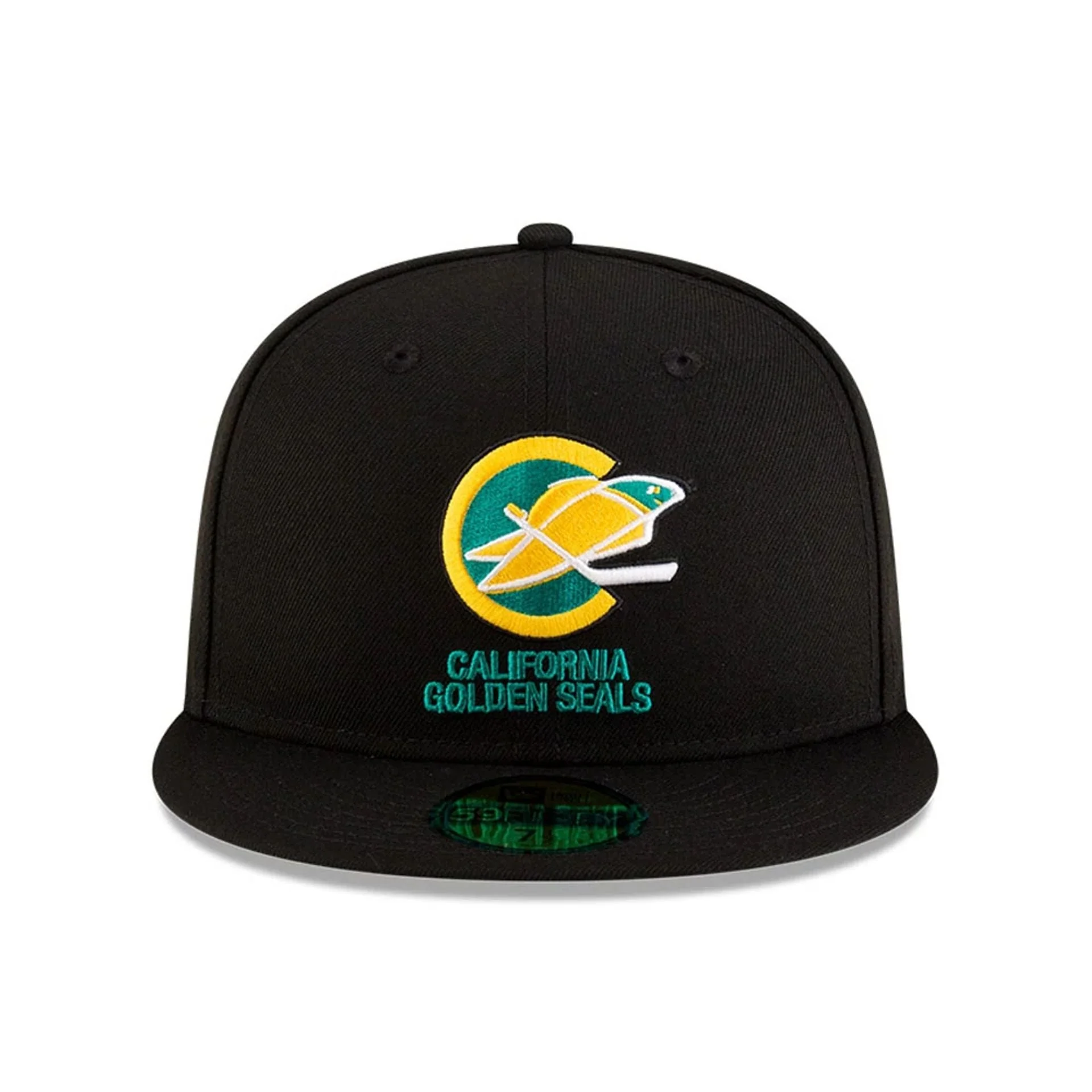 California Golden Seals NHL Basic Black 59FIFTY Fitted Cap - Image 3