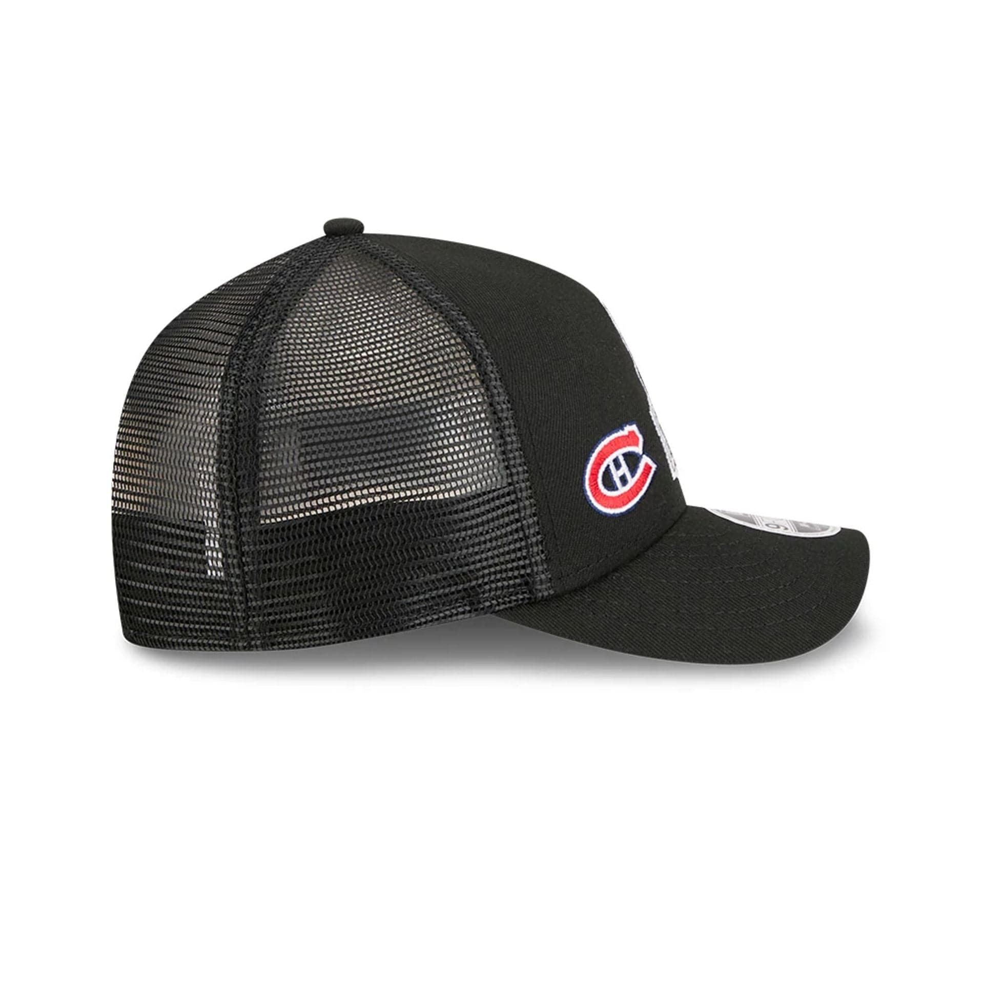 Canadiens NHL Stanley Cup Black 9FORTY M-Crown A-Frame Trucker Adjustable Cap - Image 5