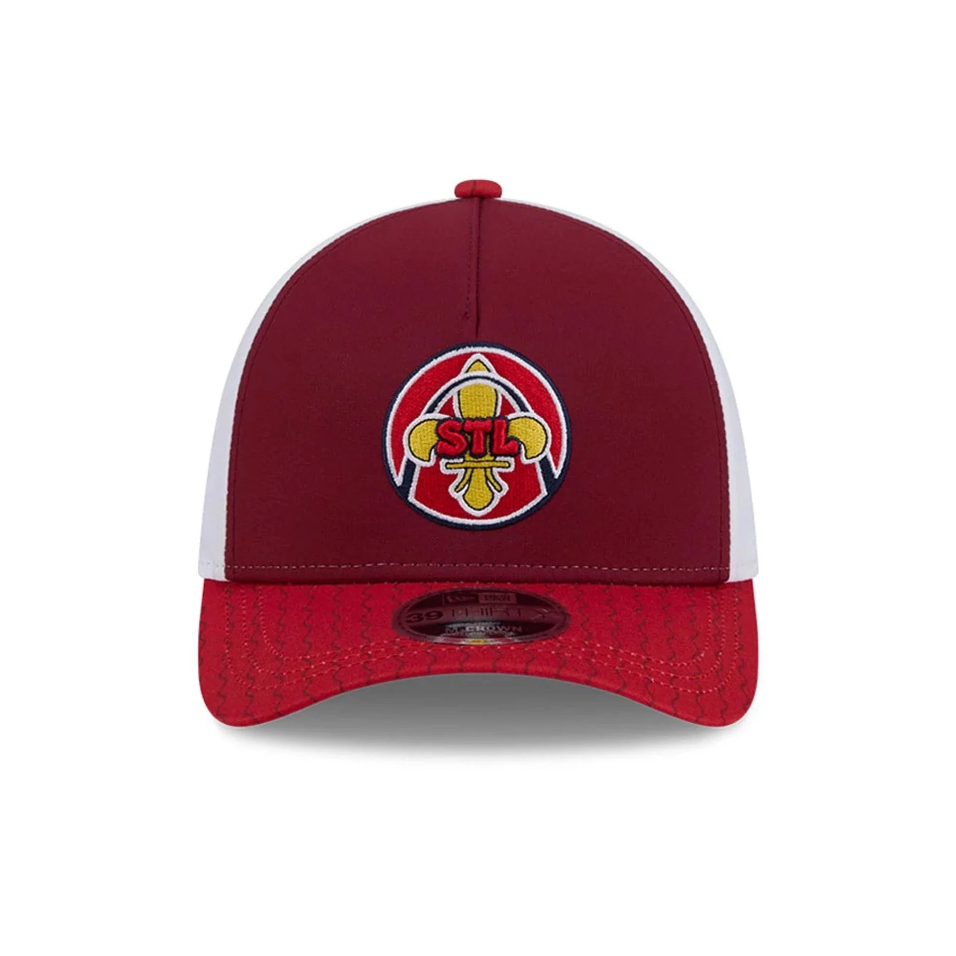 Cardinals MLB City Connect Red 39THIRTY M-Crown A-Frame Stretch Fit Cap - Image 3