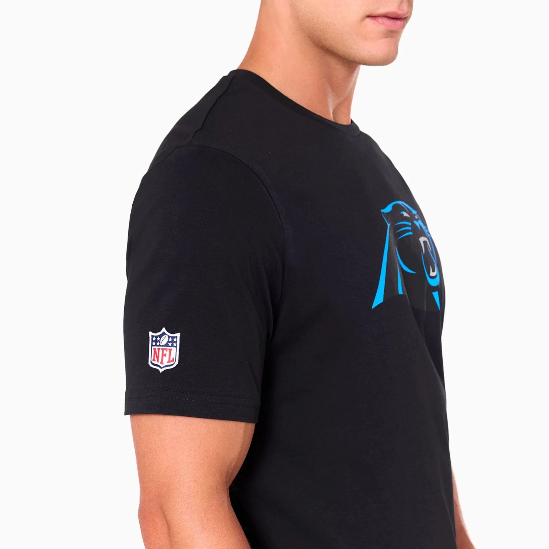 Carolina Panthers NFL Black T-Shirt - Image 3