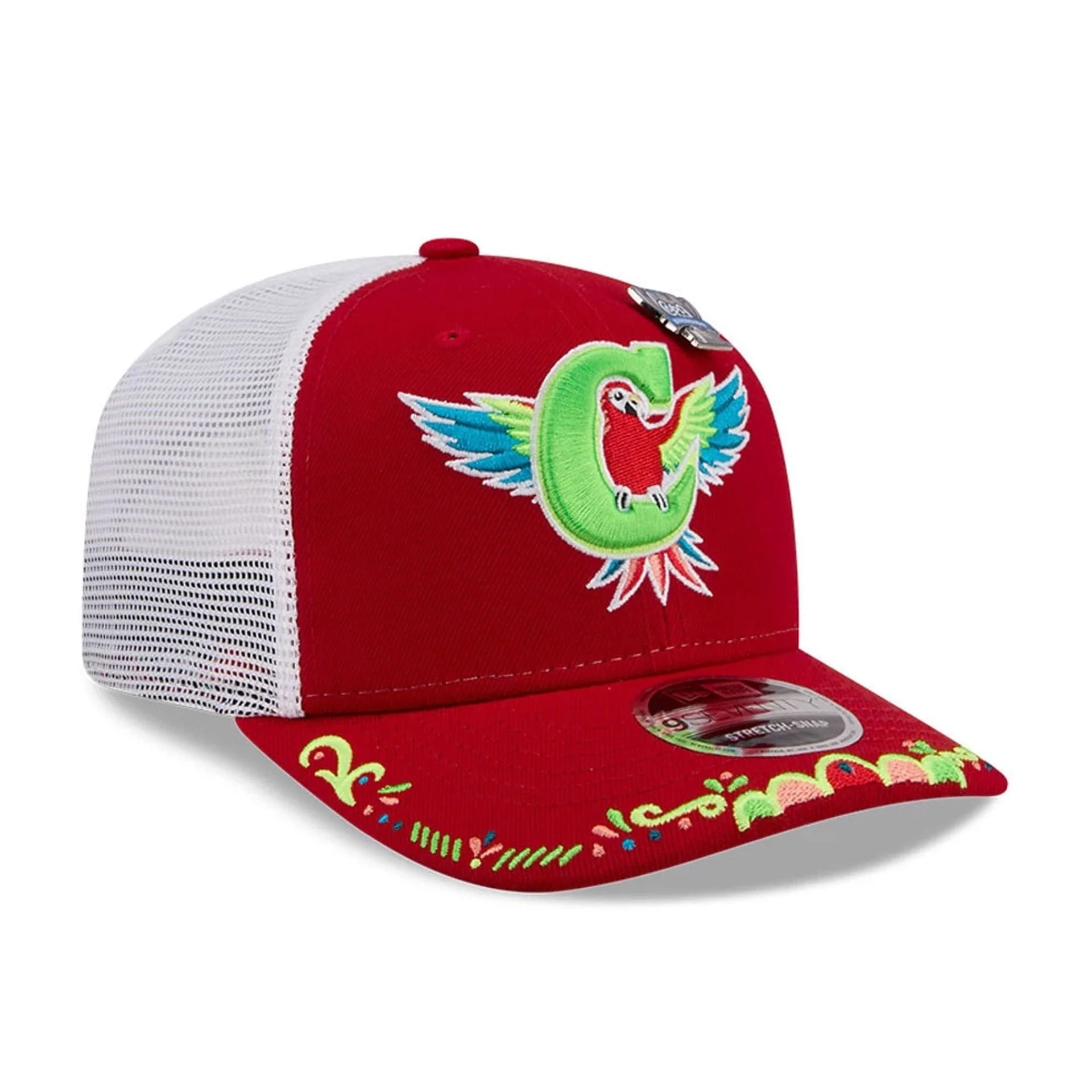 Charlotte Knights MiLB La Copa 2026 Red 9SEVENTY Stretch Snap Adjustable Cap - Image 4