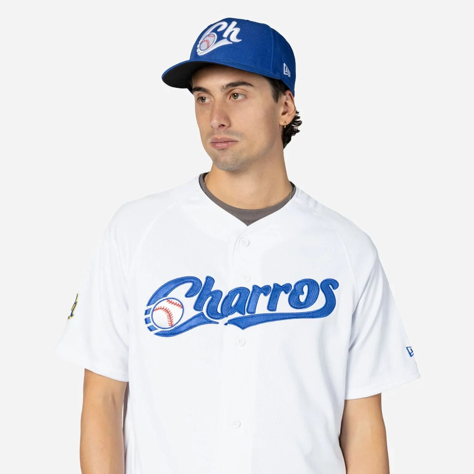 Charros De Jalisco Mexico LMB On Field White On-Field Jersey - Image 3