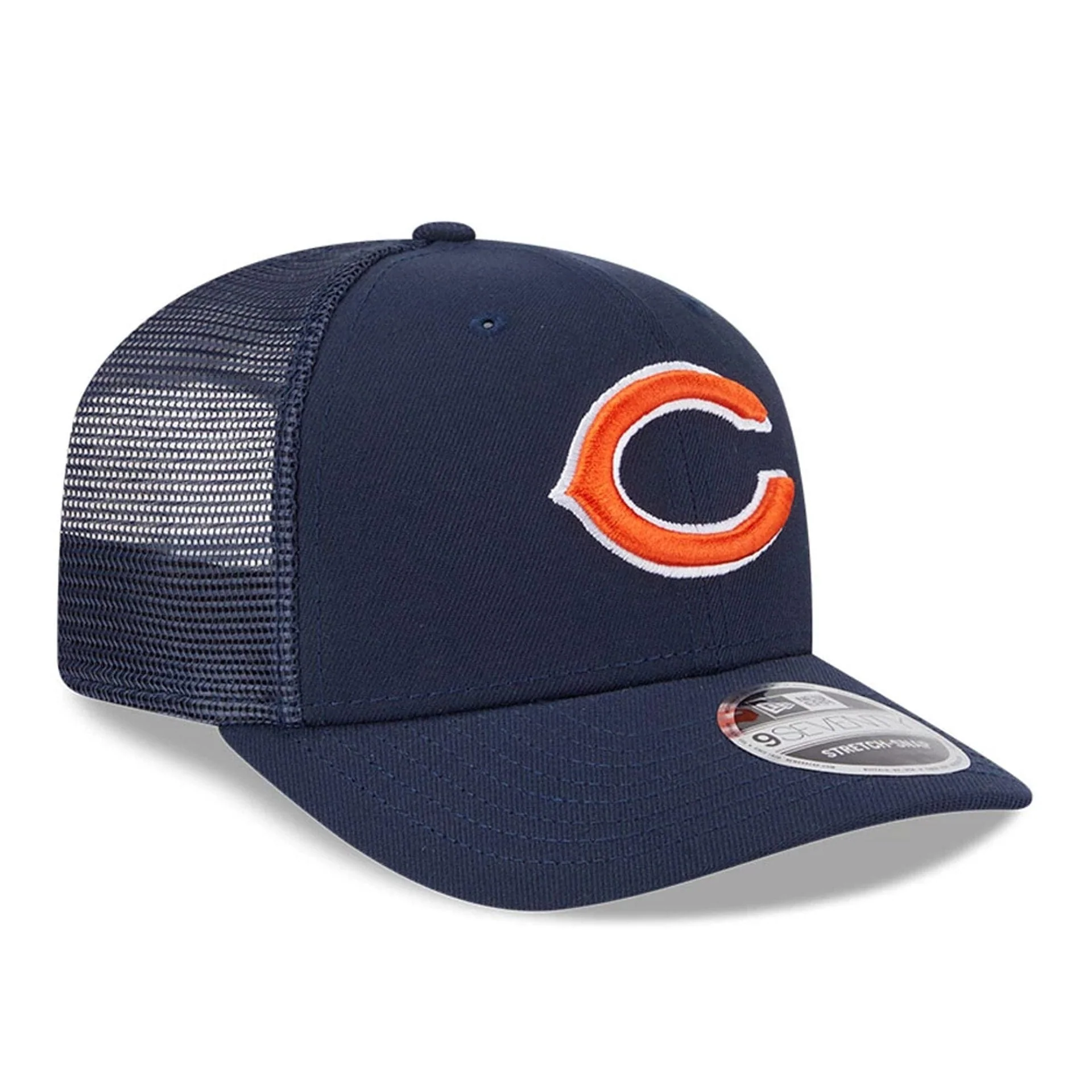 Chicago Bears NFL Evergreen Navy 9SEVENTY Stretch Snap Adjustable Cap - Image 4