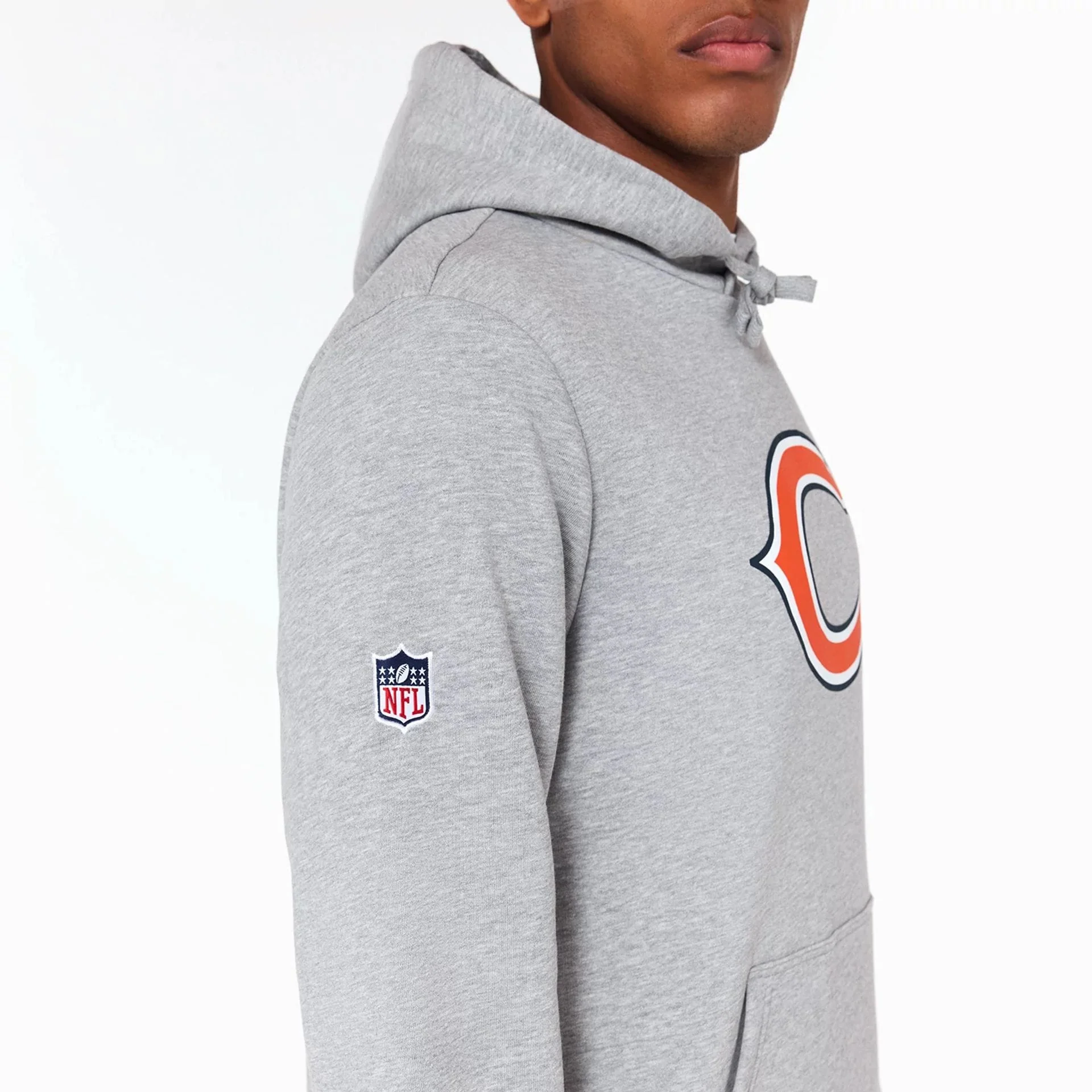 Chicago Bears NFL Grey Pullover Hoodie - Image 4