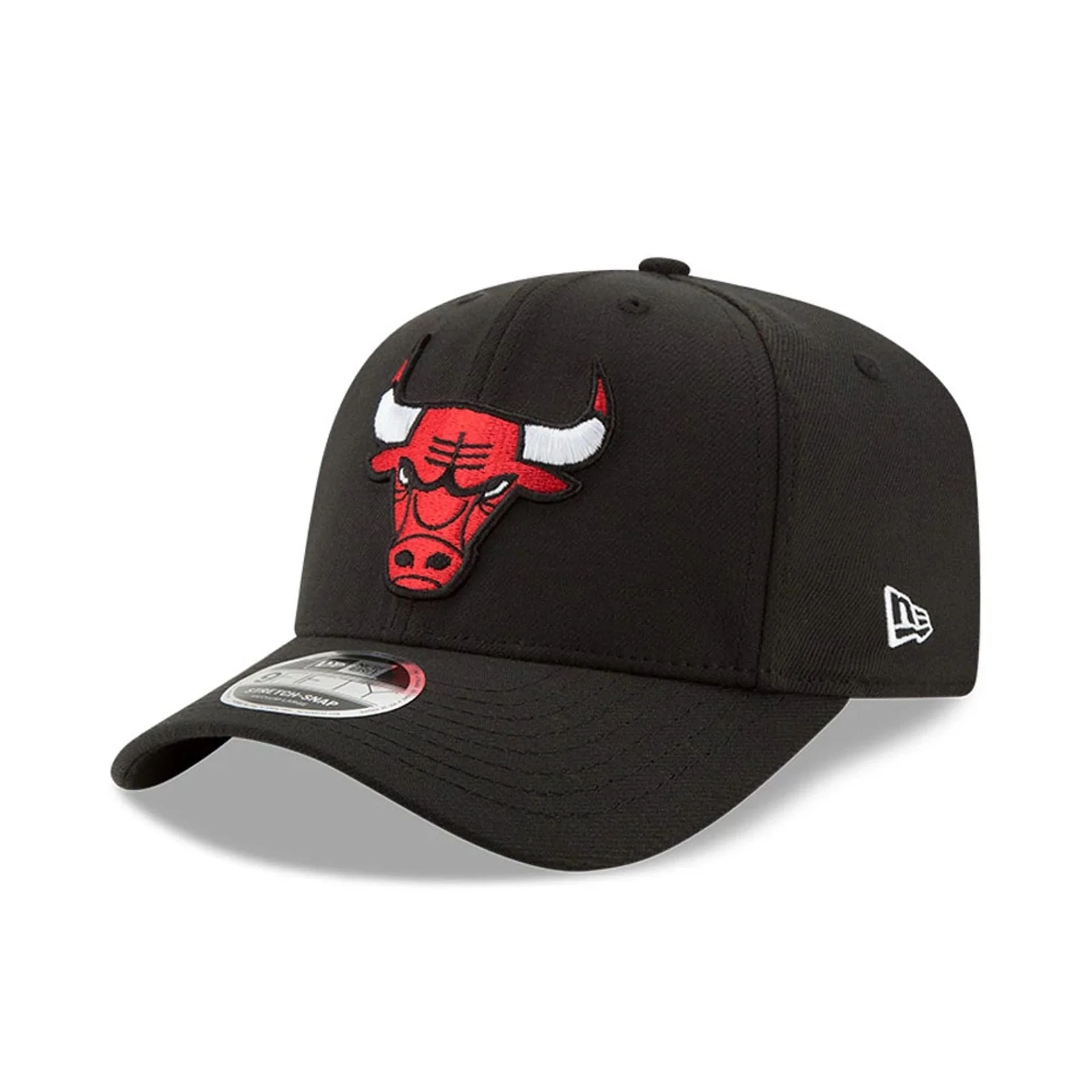 Chicago Bulls Black 9FIFTY Stretch Snap Cap - Image 4