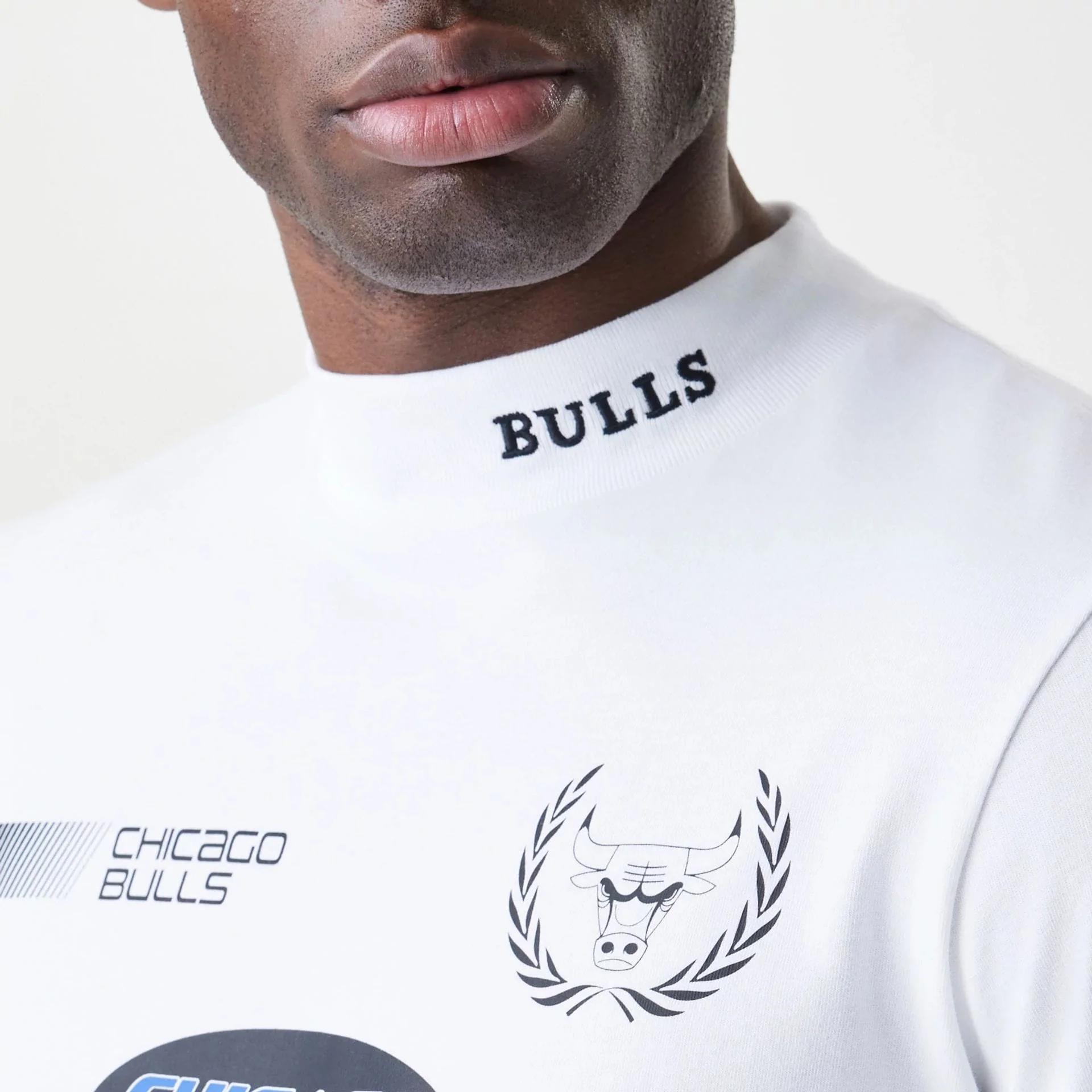 Chicago Bulls Modern Driver White Long Sleeve T-Shirt - Image 2