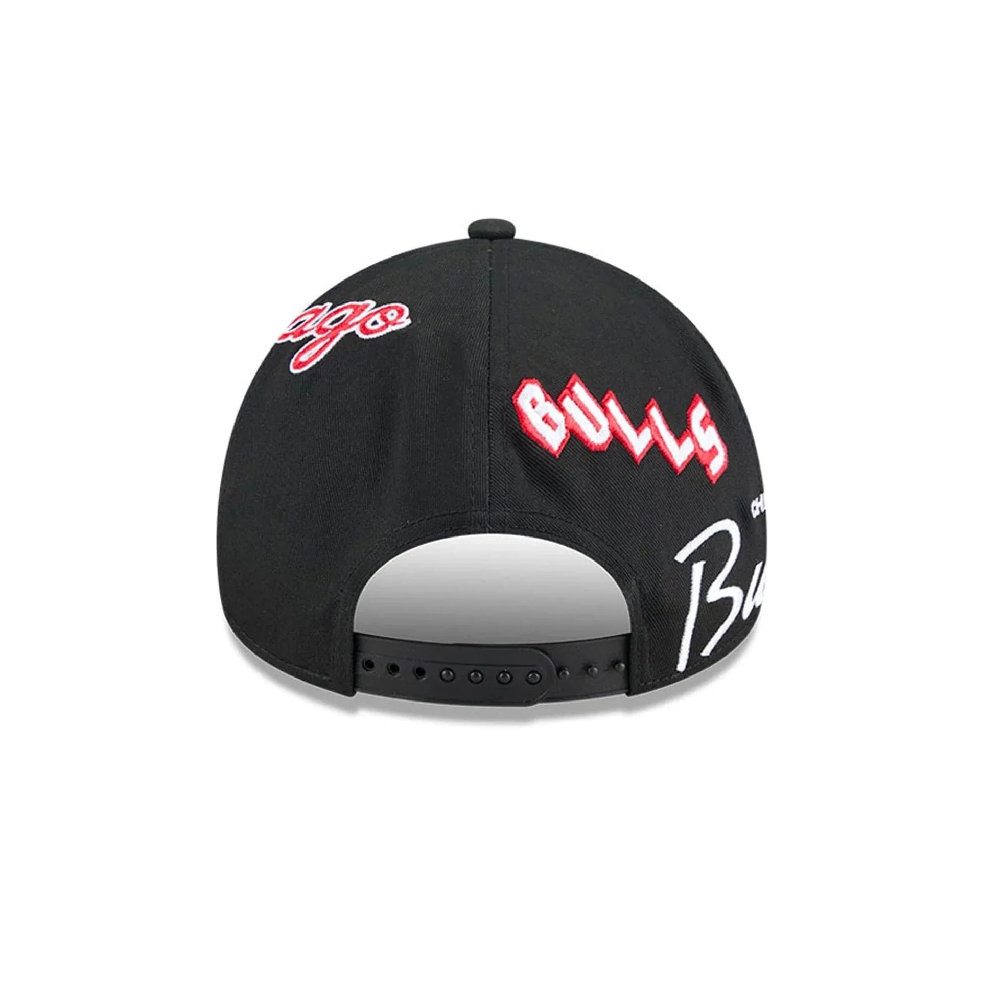 Chicago Bulls NBA All Over Black 9FORTY A-Frame Adjustable Cap - Image 4