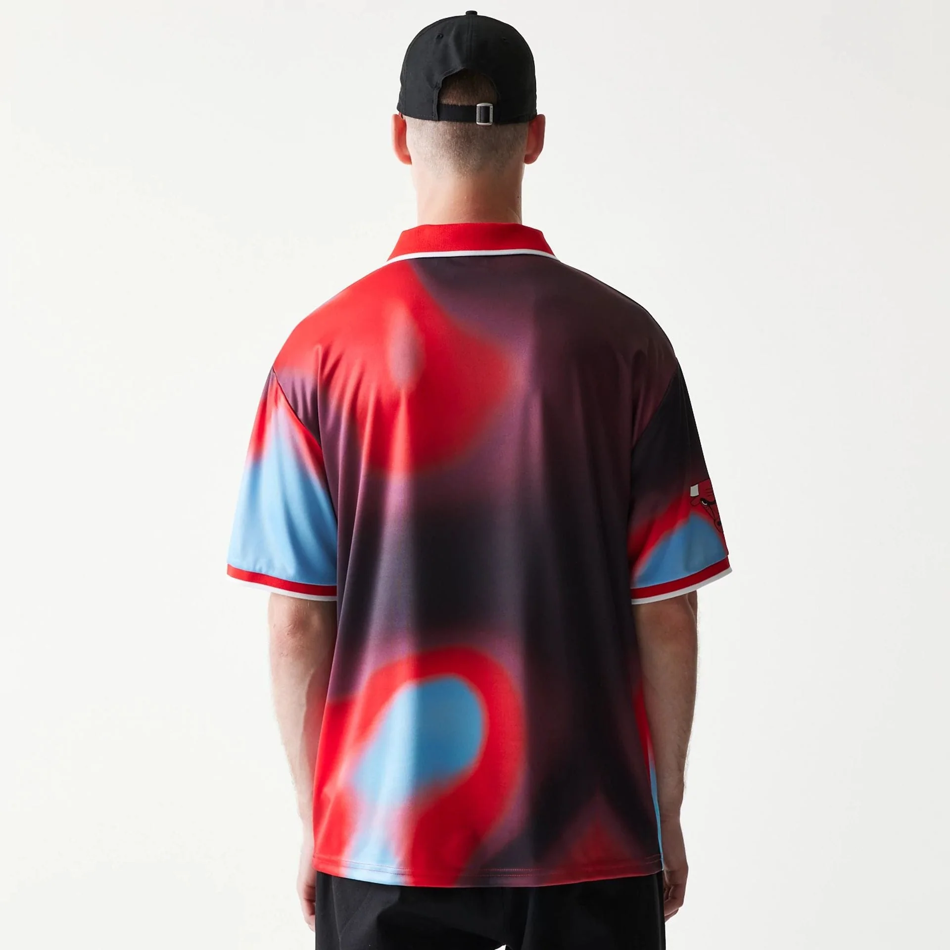 Chicago Bulls NBA All Over Print Red T-Shirt - Image 2