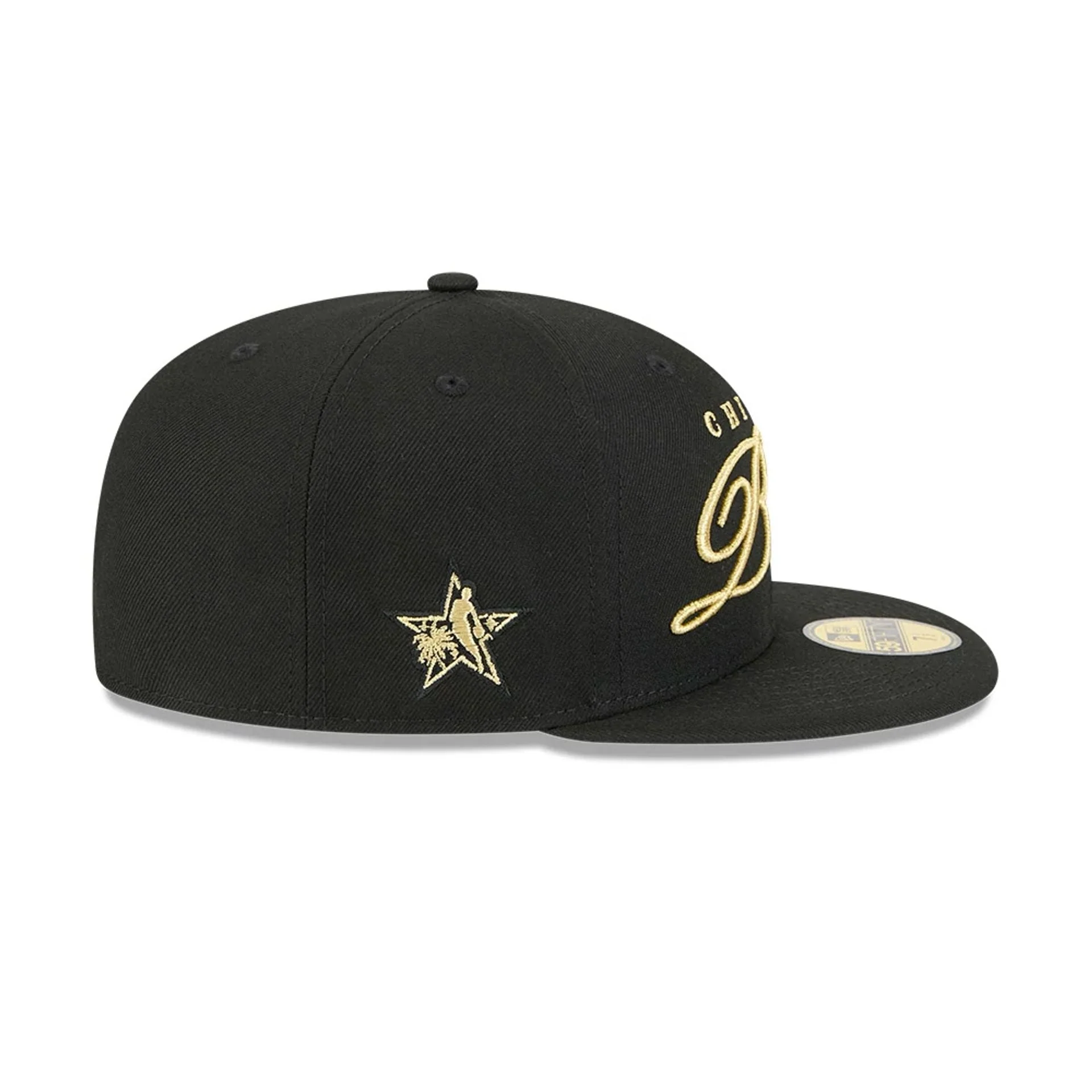 Chicago Bulls NBA All Star Game 2026 Black 59FIFTY Fitted Cap - Image 6