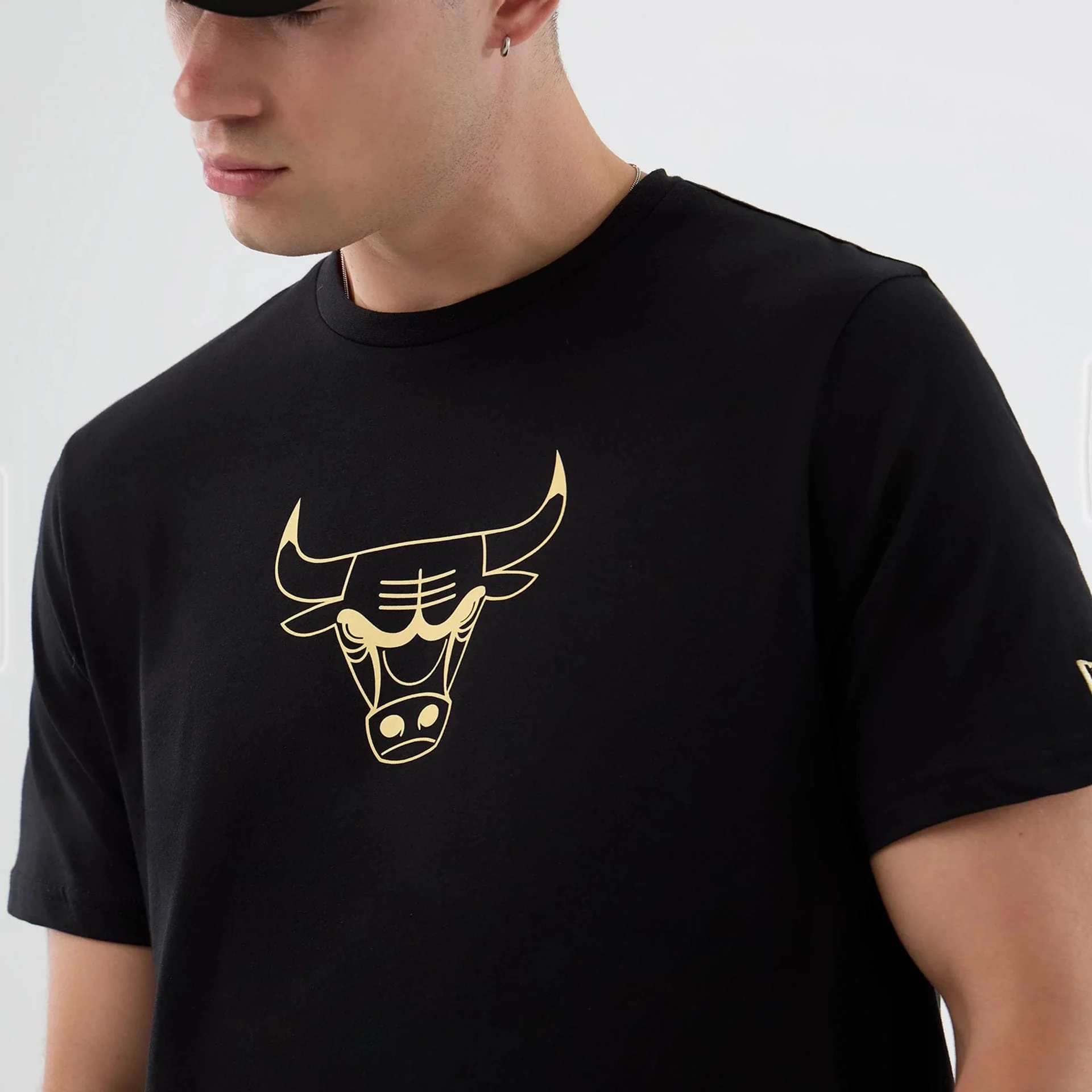 Chicago Bulls NBA Back To School Black T-Shirt - Image 4