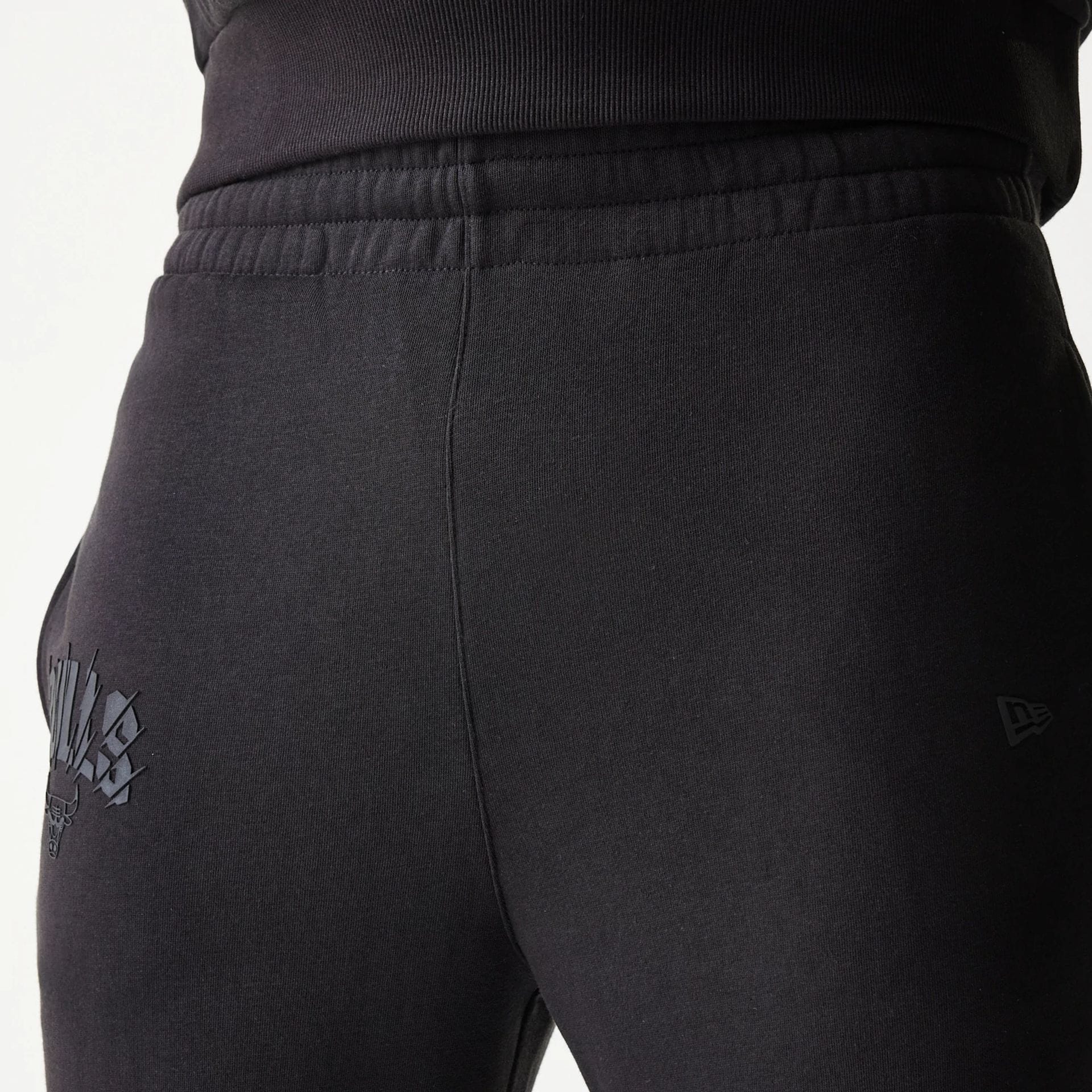 Chicago Bulls NBA Black Straight Leg Joggers - Image 6