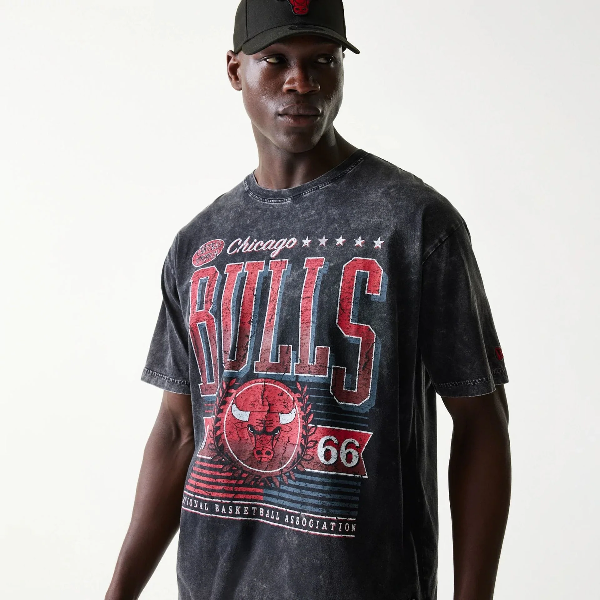 Chicago Bulls NBA Black T-Shirt - Image 6