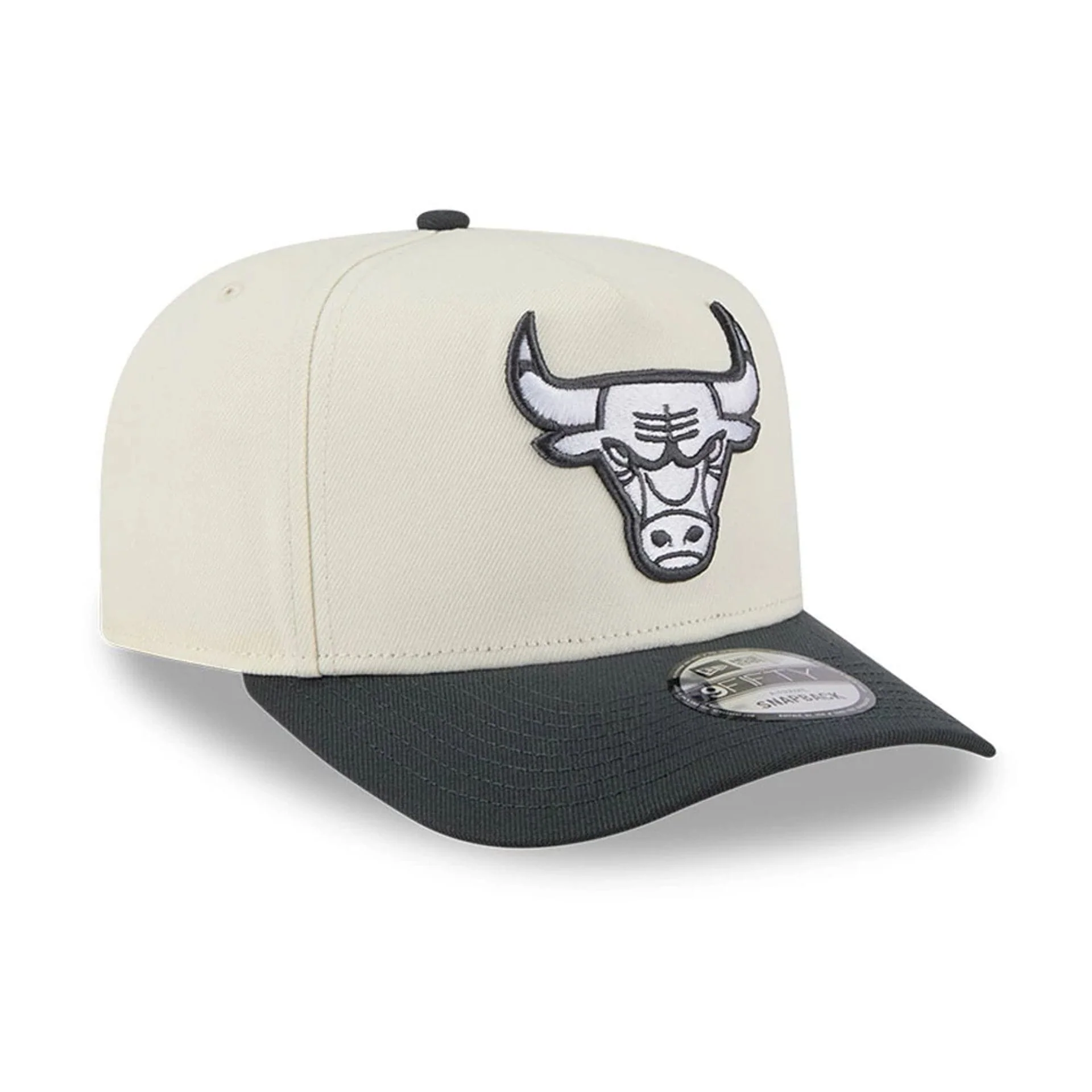 Chicago Bulls NBA Chrome Cream 9FIFTY A-Frame Snapback Adjustable Cap - Image 4