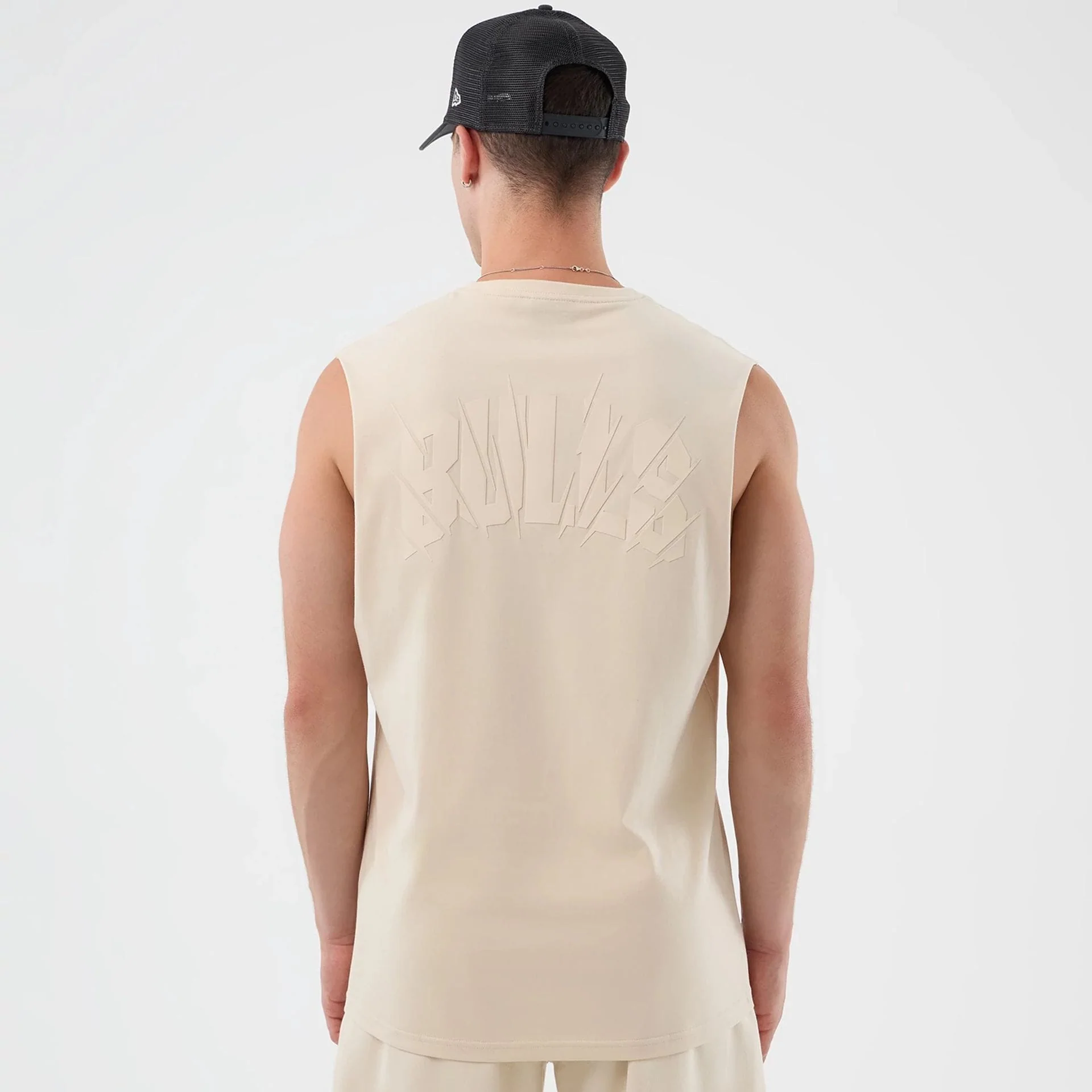 Chicago Bulls NBA Core Plus Light Beige Vest - Image 2