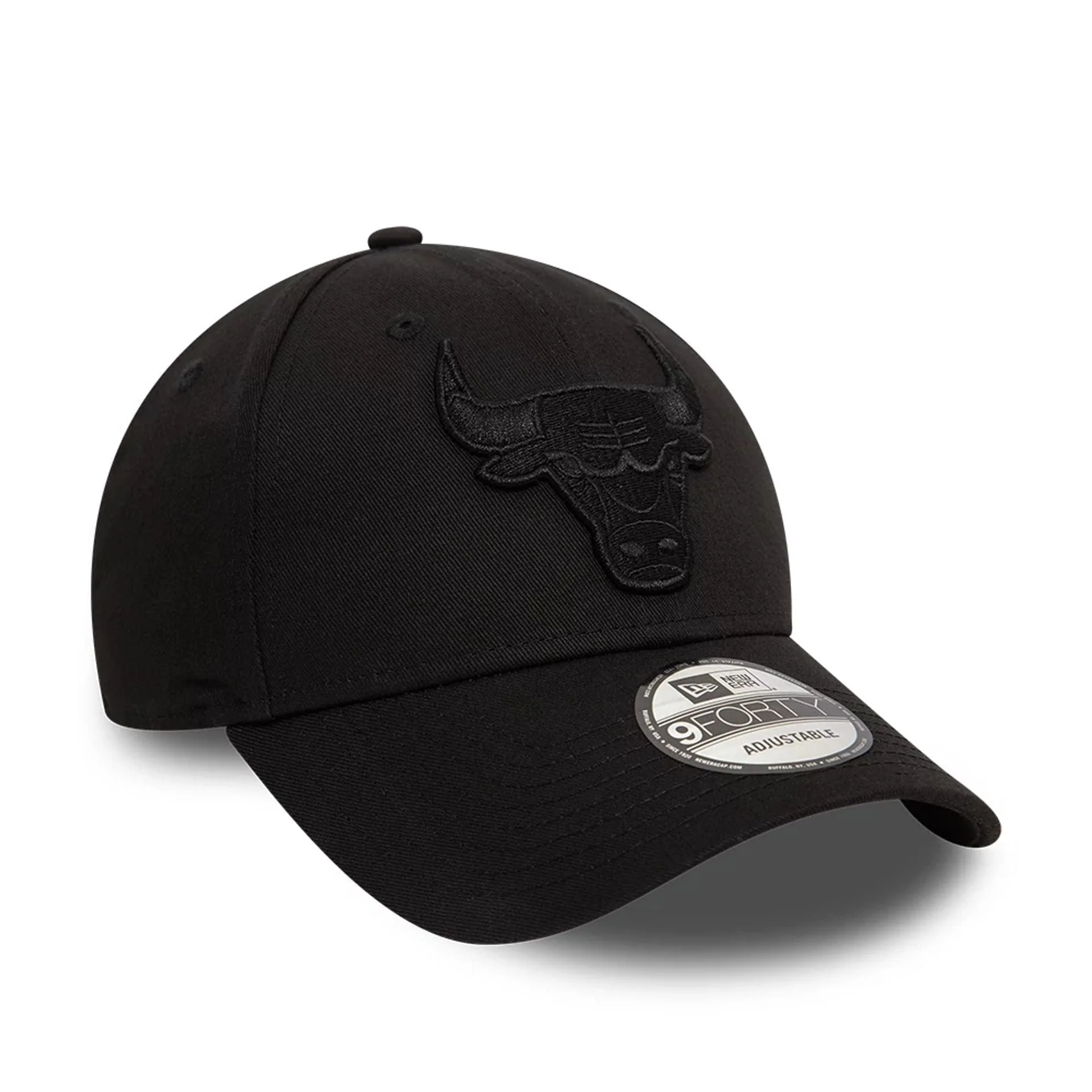 Chicago Bulls NBA Essential Black 9FORTY Adjustable Cap - Image 6