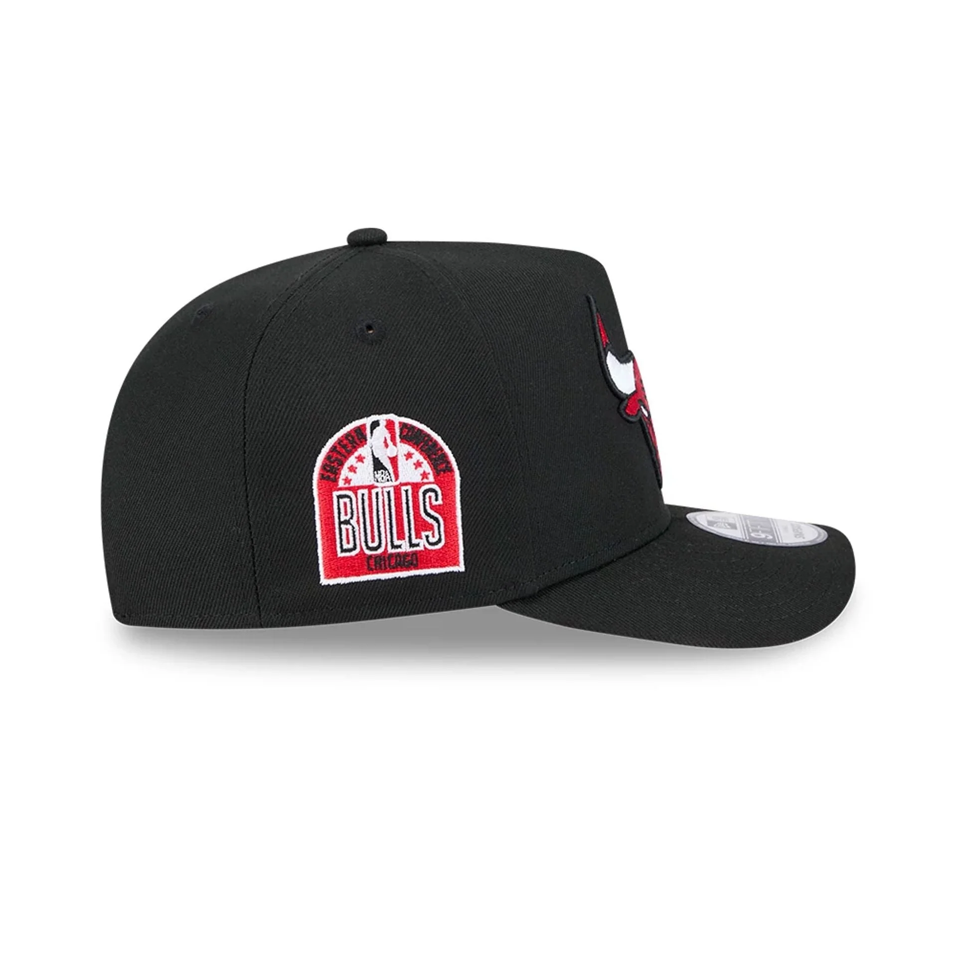 Chicago Bulls NBA Evergreen Black 9FIFTY A-Frame Snapback Adjustable Cap - Image 5