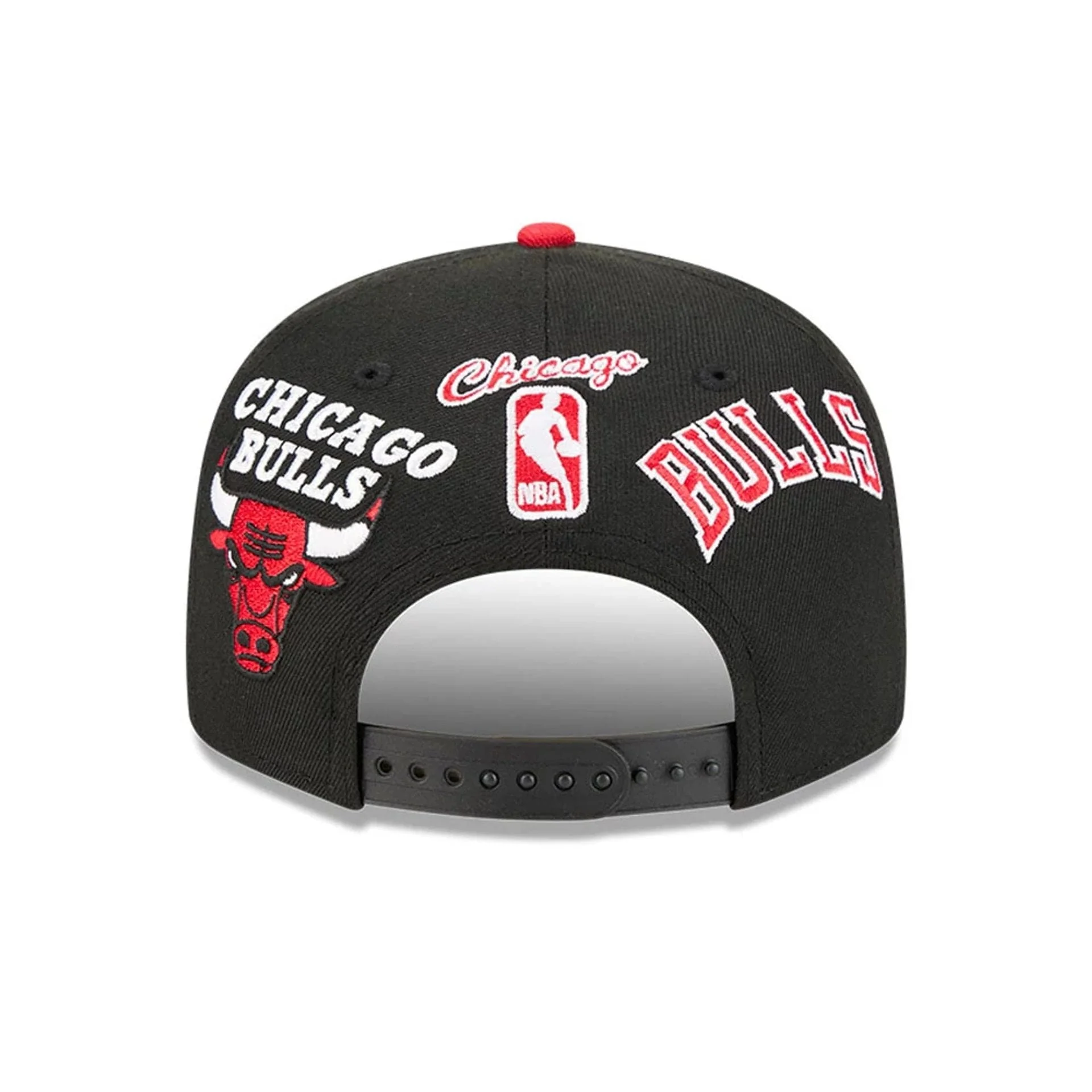 Chicago Bulls NBA Hardwood Classic ASG Black 9FIFTY Snapback Adjustable Cap - Image 5