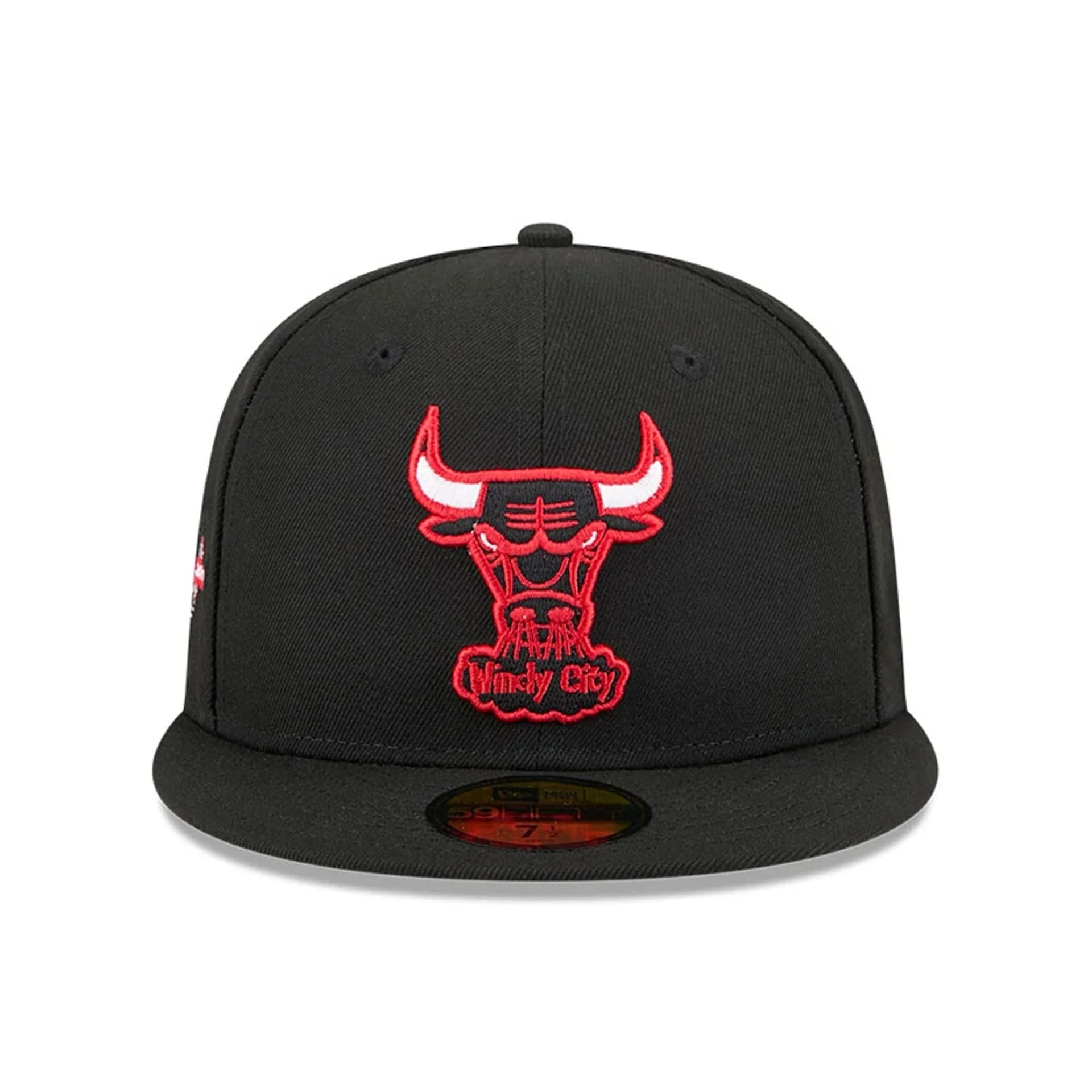Chicago Bulls NBA Hardwood Classic Black 59FIFTY Fitted Cap - Image 3