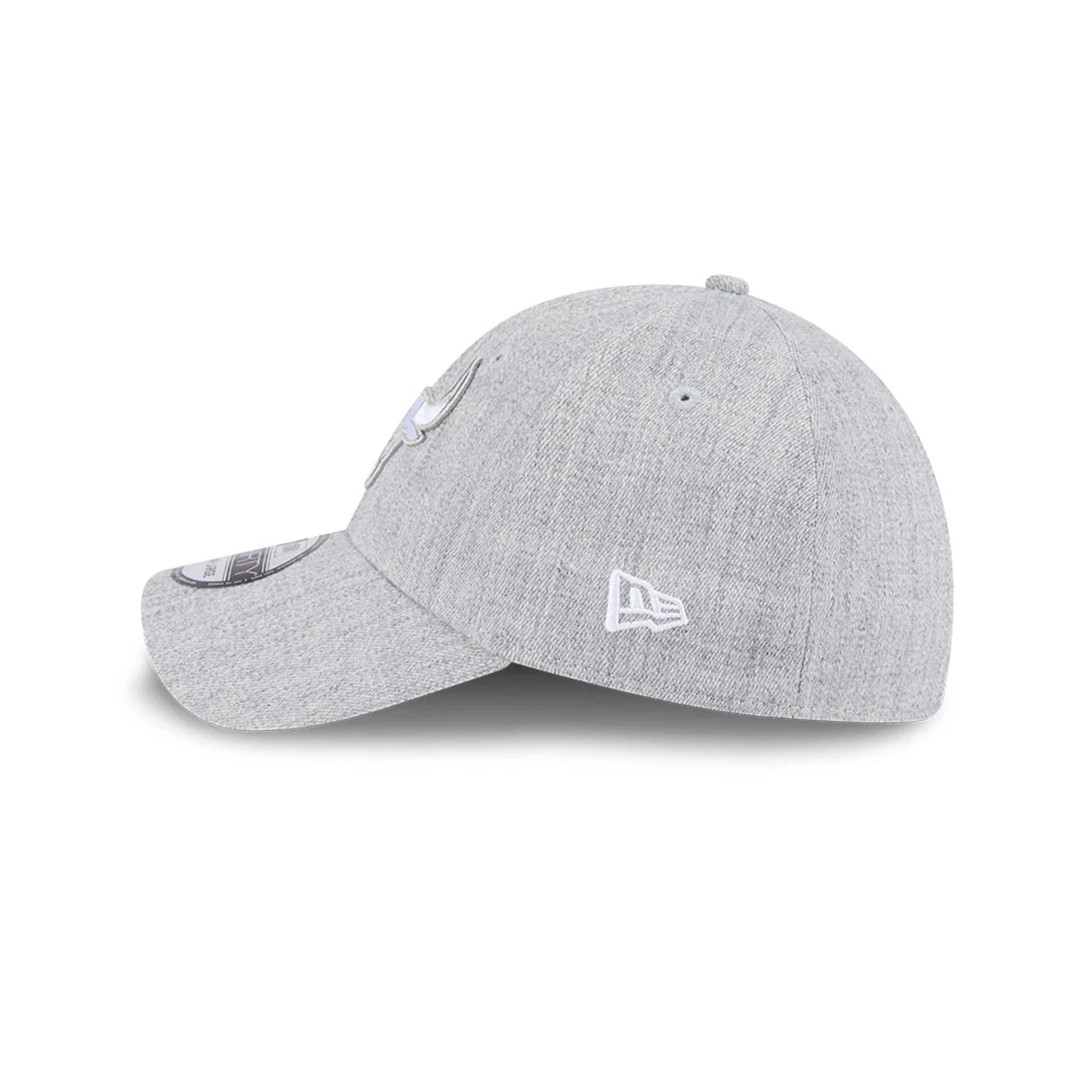 Chicago Bulls NBA Heather Grey 39THIRTY Stretch Fit Cap - Image 4