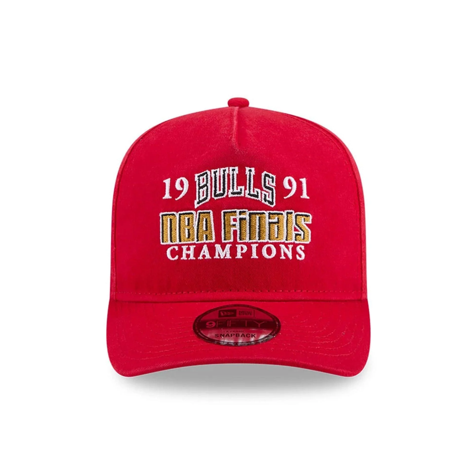 Chicago Bulls NBA Historic Red 9FIFTY A-Frame Snapback Adjustable Cap - Image 3