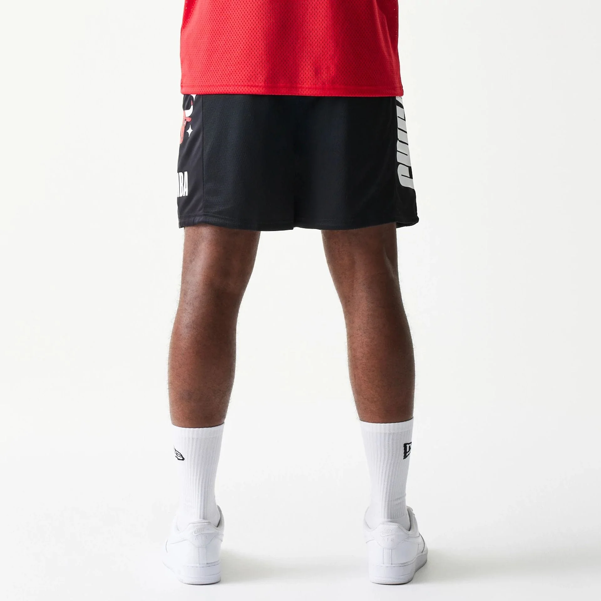 Chicago Bulls NBA Mesh Black Shorts - Image 2