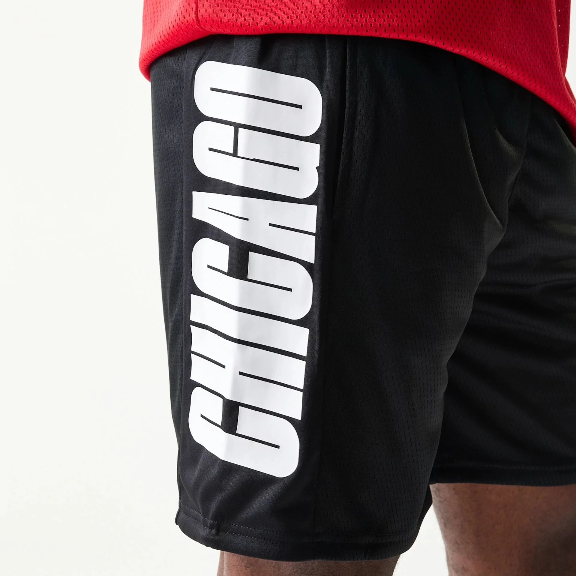 Chicago Bulls NBA Mesh Black Shorts - Image 4