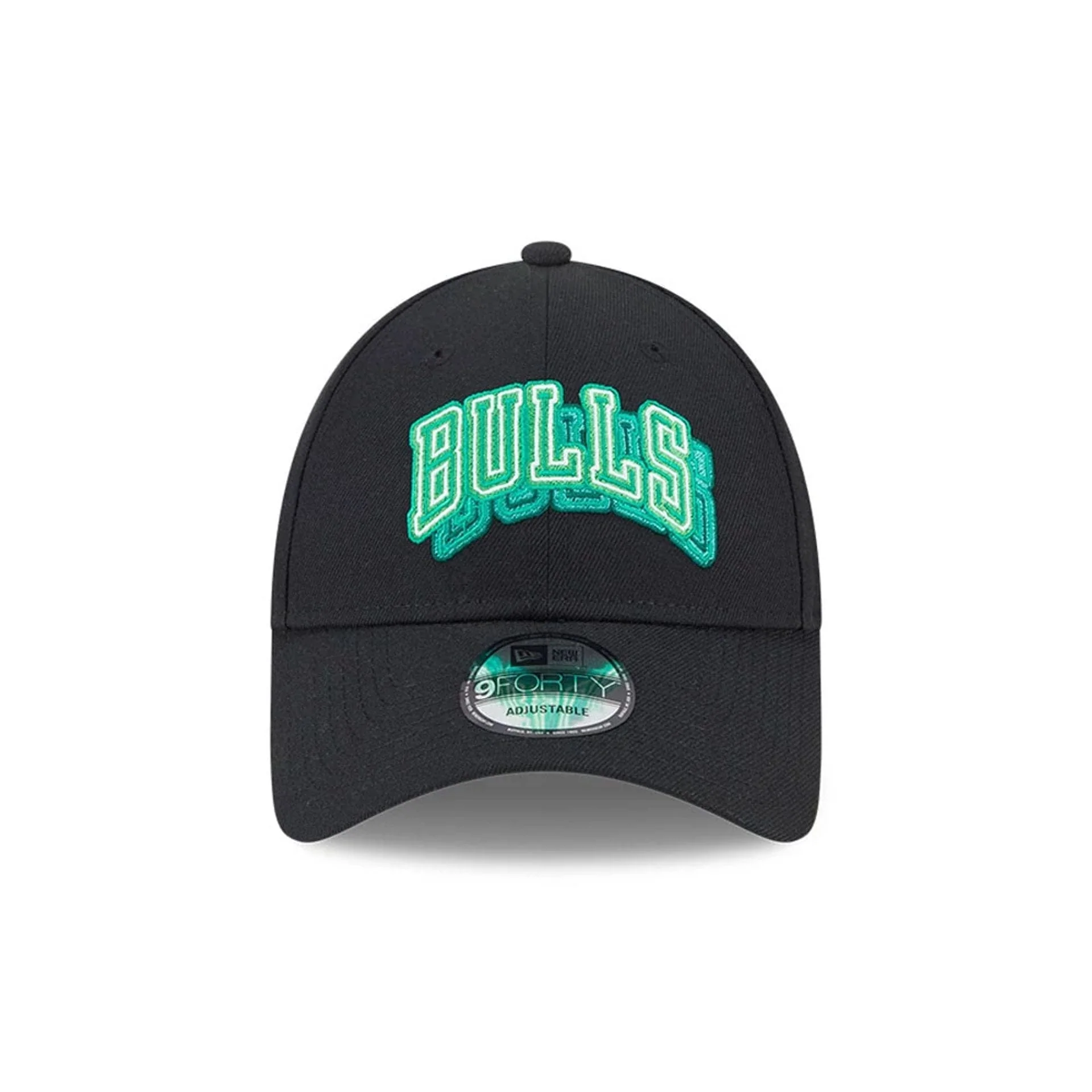 Chicago Bulls NBA Neon Black 9FORTY Adjustable Cap - Image 3