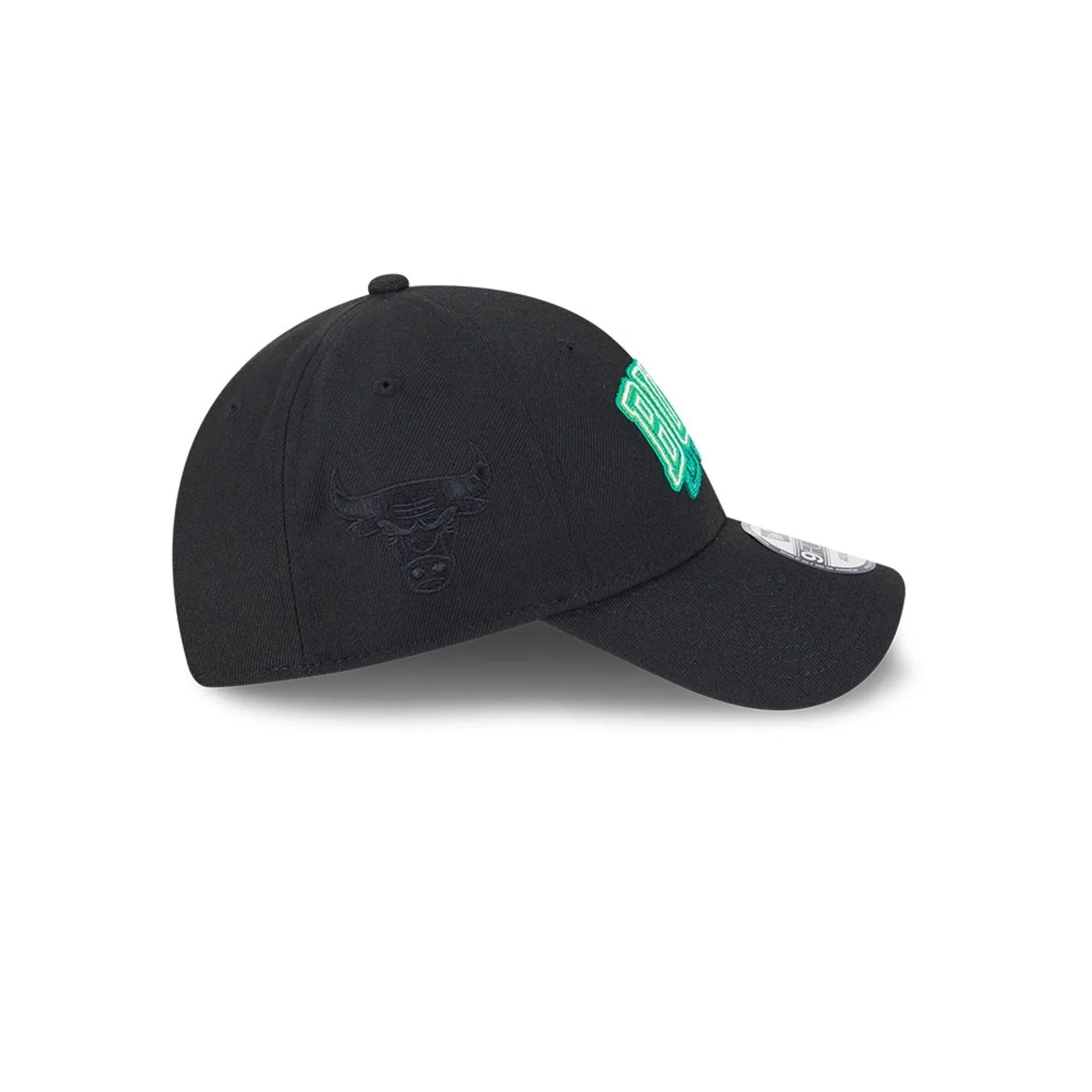 Chicago Bulls NBA Neon Black 9FORTY Adjustable Cap - Image 6
