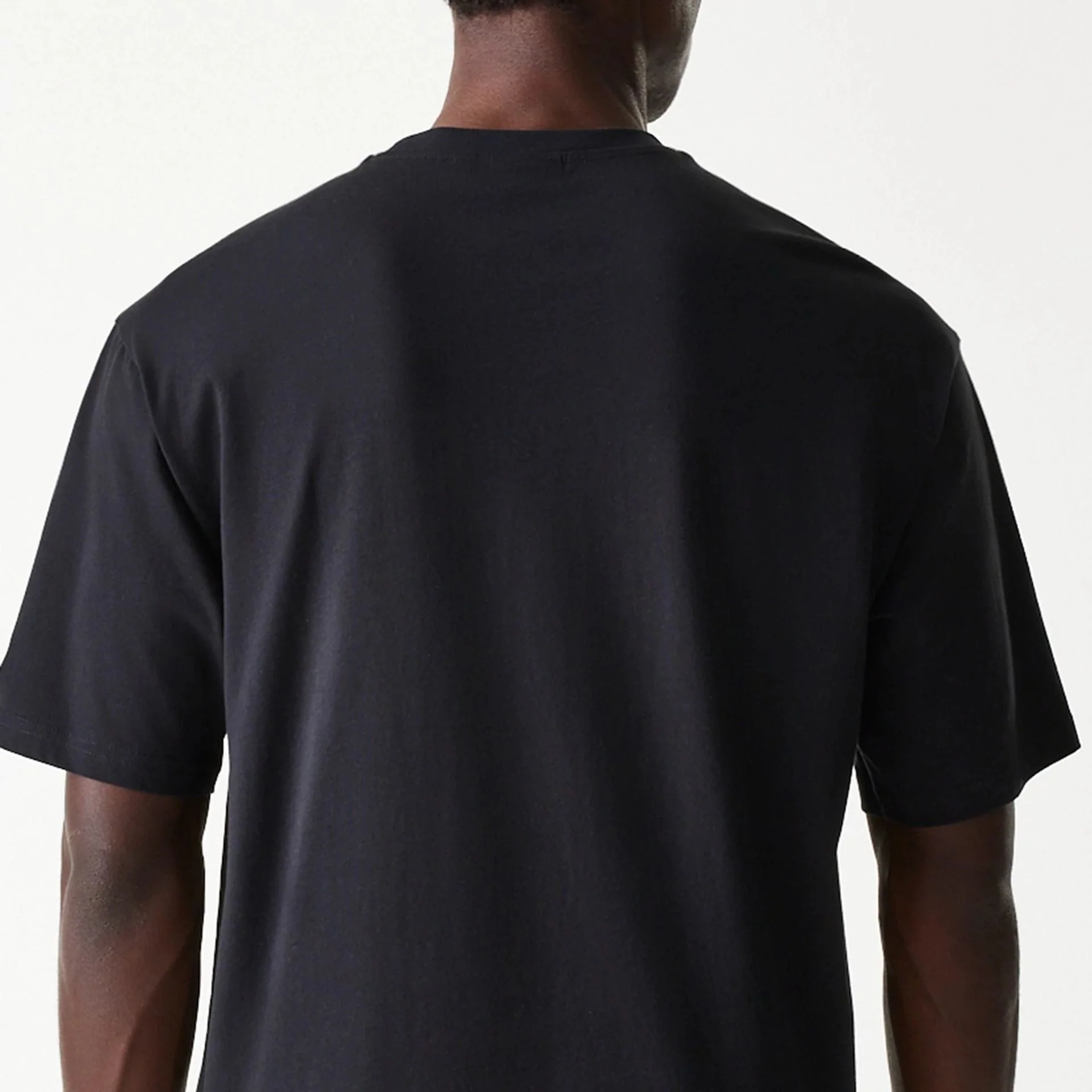 Chicago Bulls NBA Palm Tree Black Oversized T-Shirt - Image 5