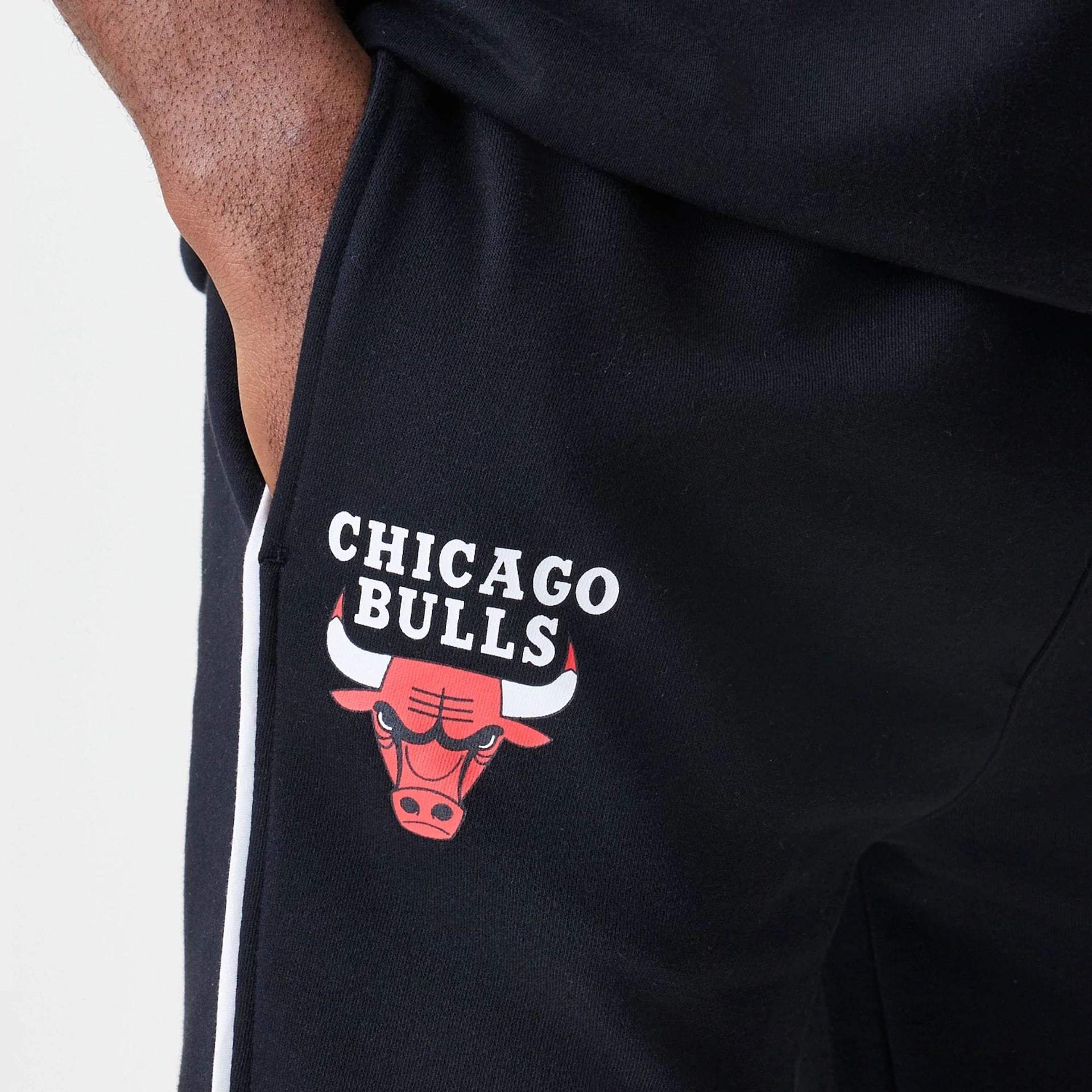 Chicago Bulls NBA Piping Navy Joggers - Image 3