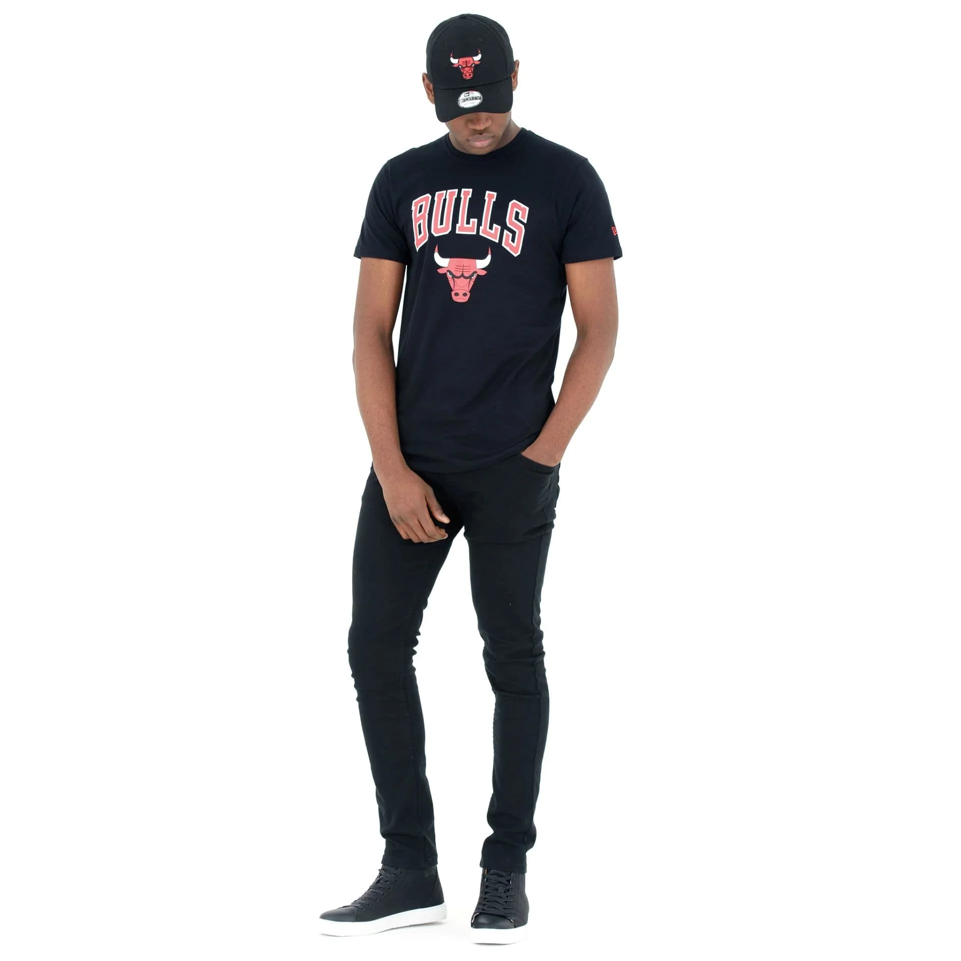 Chicago Bulls NBA Regular Black T-Shirt - Image 5