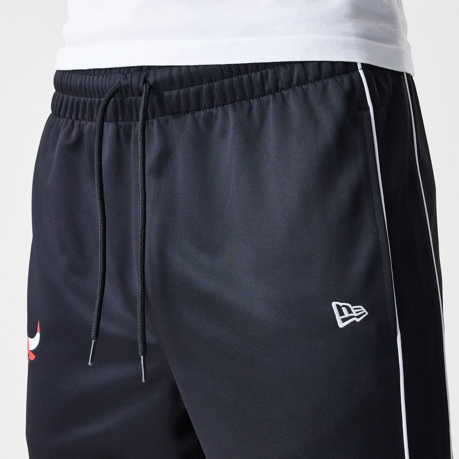 Chicago Bulls NBA Slim Black Track Pants - Image 5