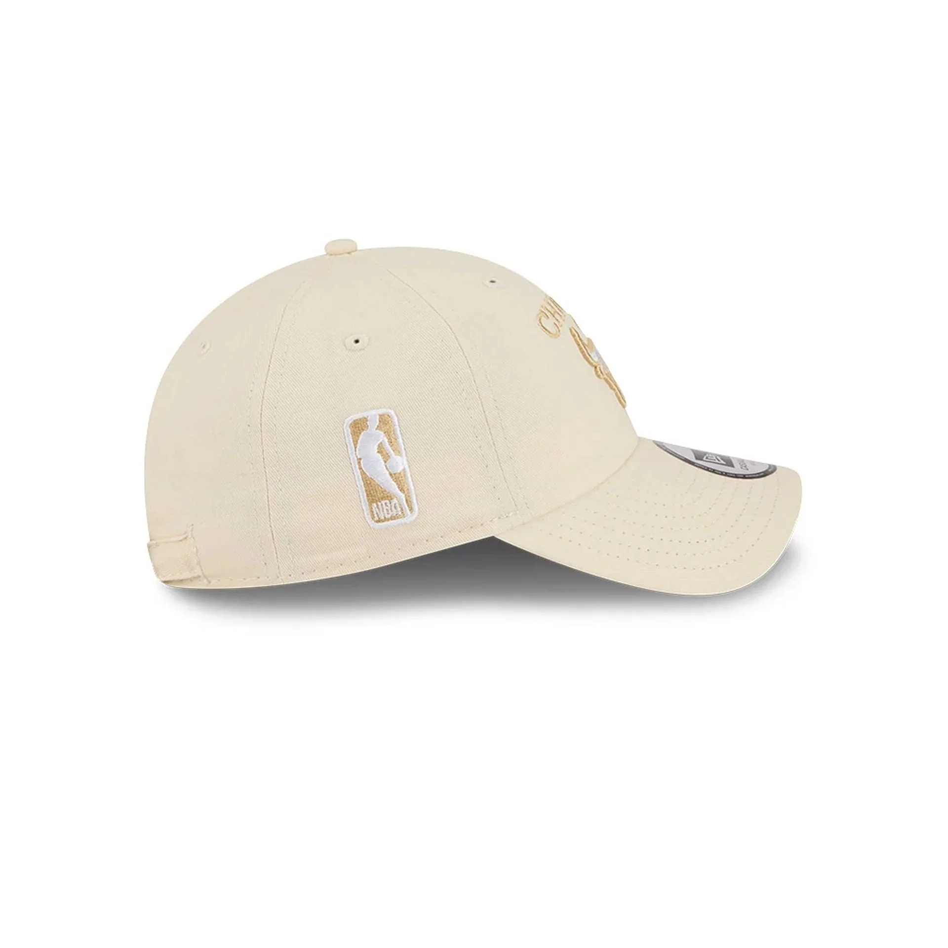 Chicago Bulls NBA Team Logo Beige Casual Classic Adjustable Cap - Image 5