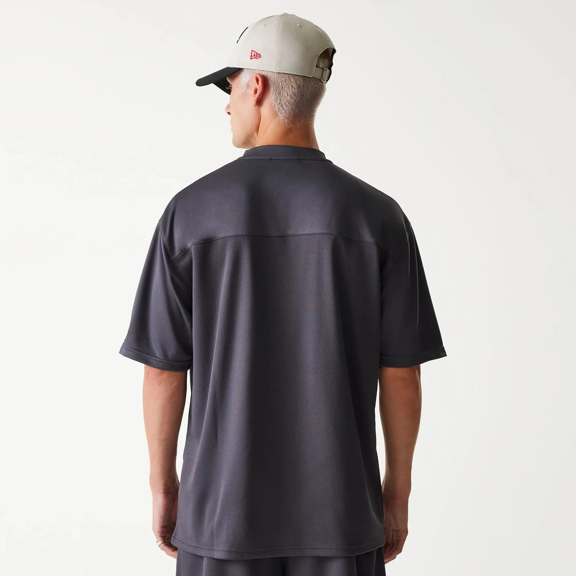Chicago Bulls NBA Tonal Dark Grey Mesh Jersey - Image 2