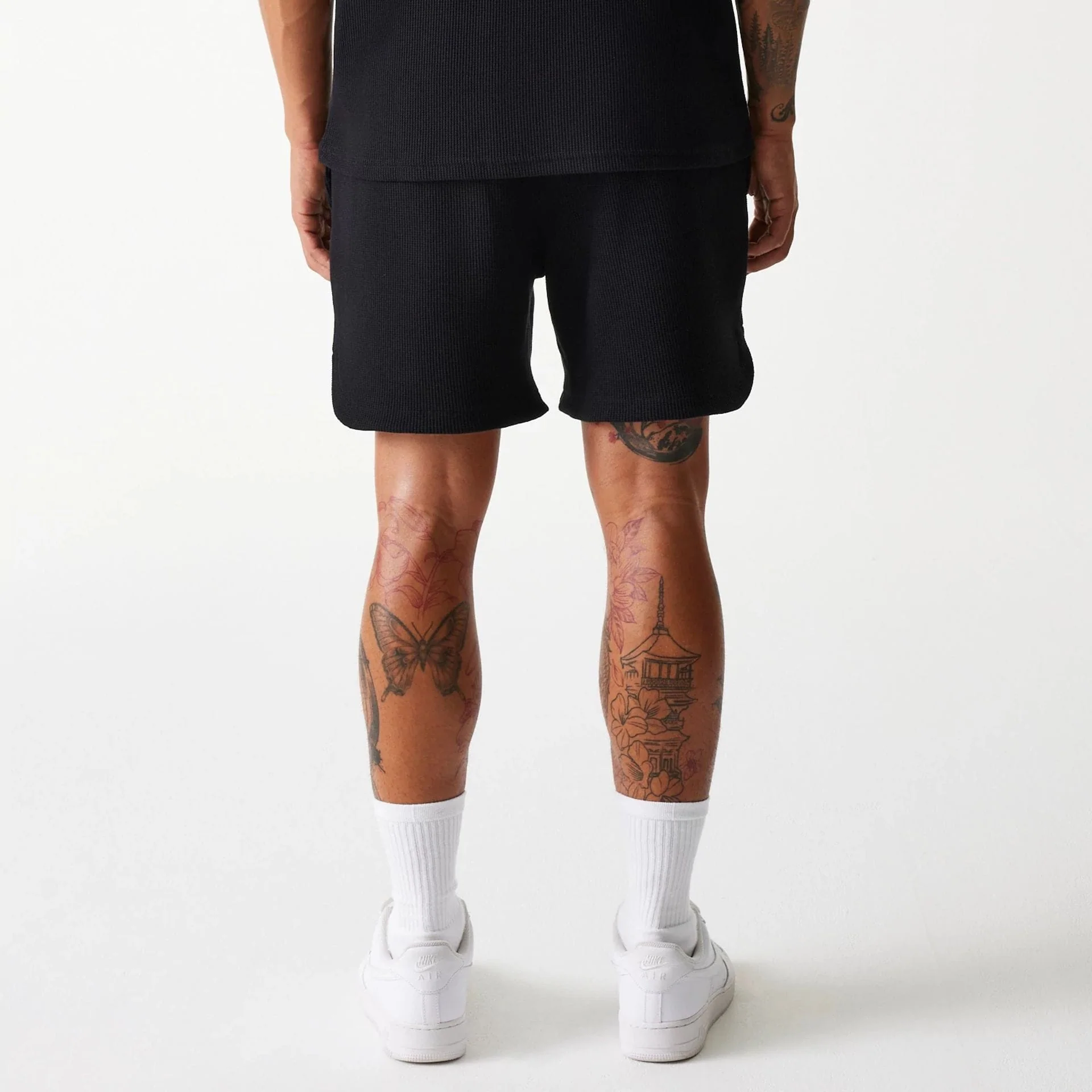 Chicago Bulls NBA Waffle Black Shorts - Image 2