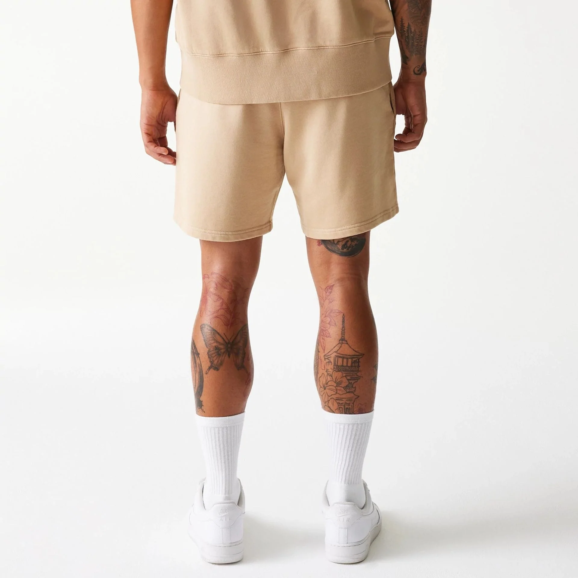 Chicago Bulls NBA Washed Beige Shorts - Image 2