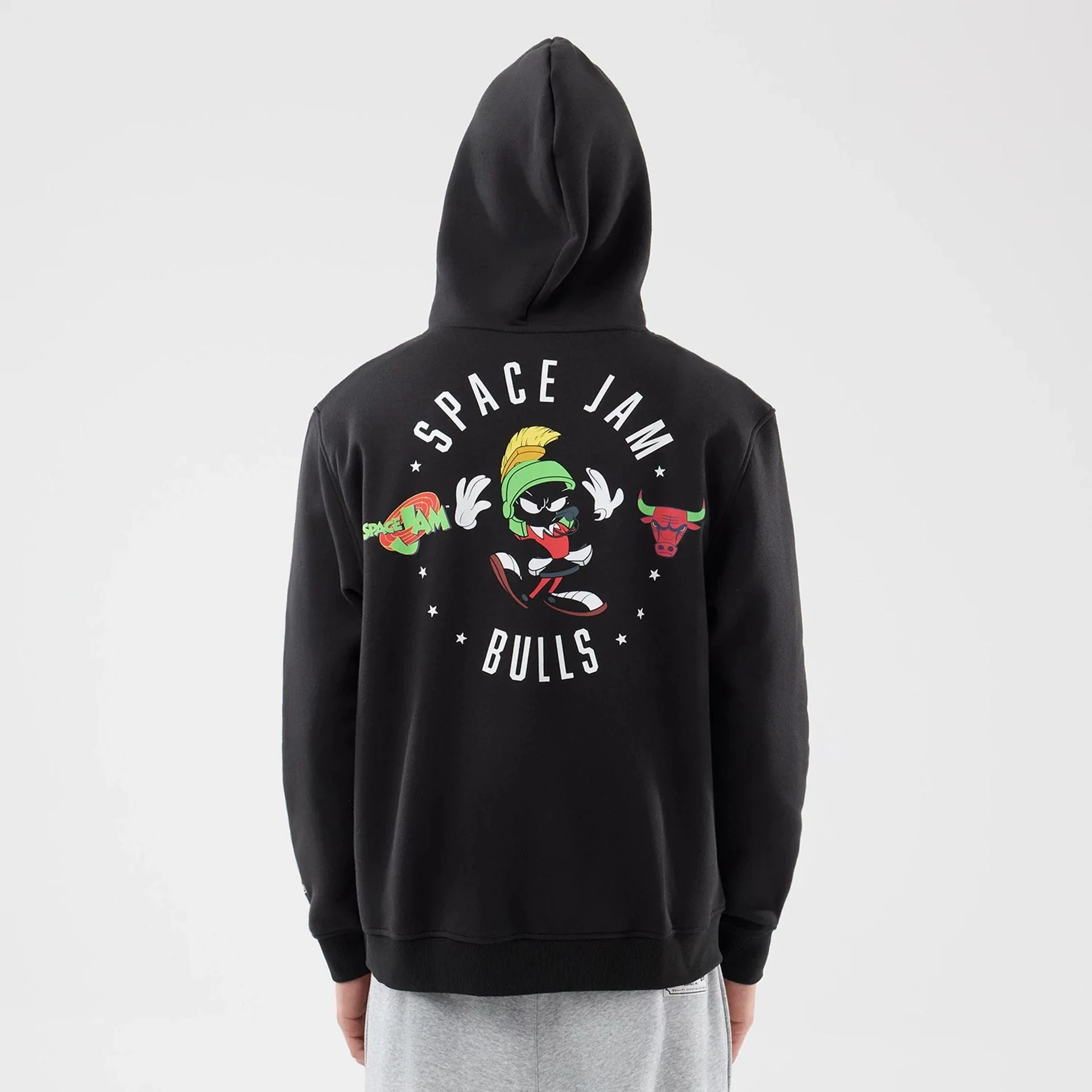 Chicago Bulls Space Jam 2 X NBA Black Pullover Hoodie - Image 2