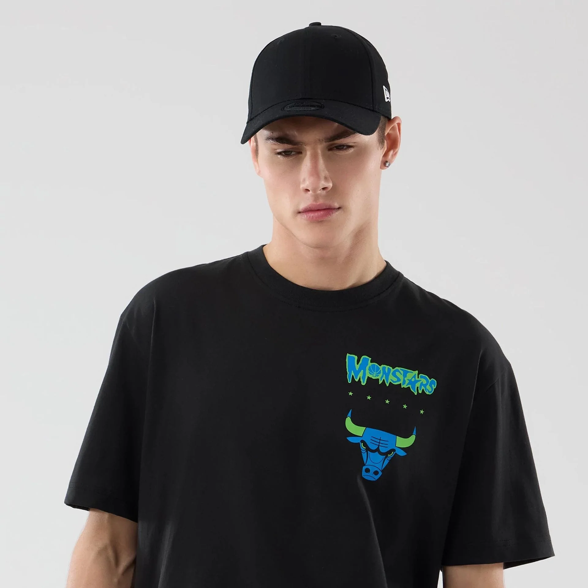 Chicago Bulls Space Jam 2 X NBA Black T-Shirt - Image 7