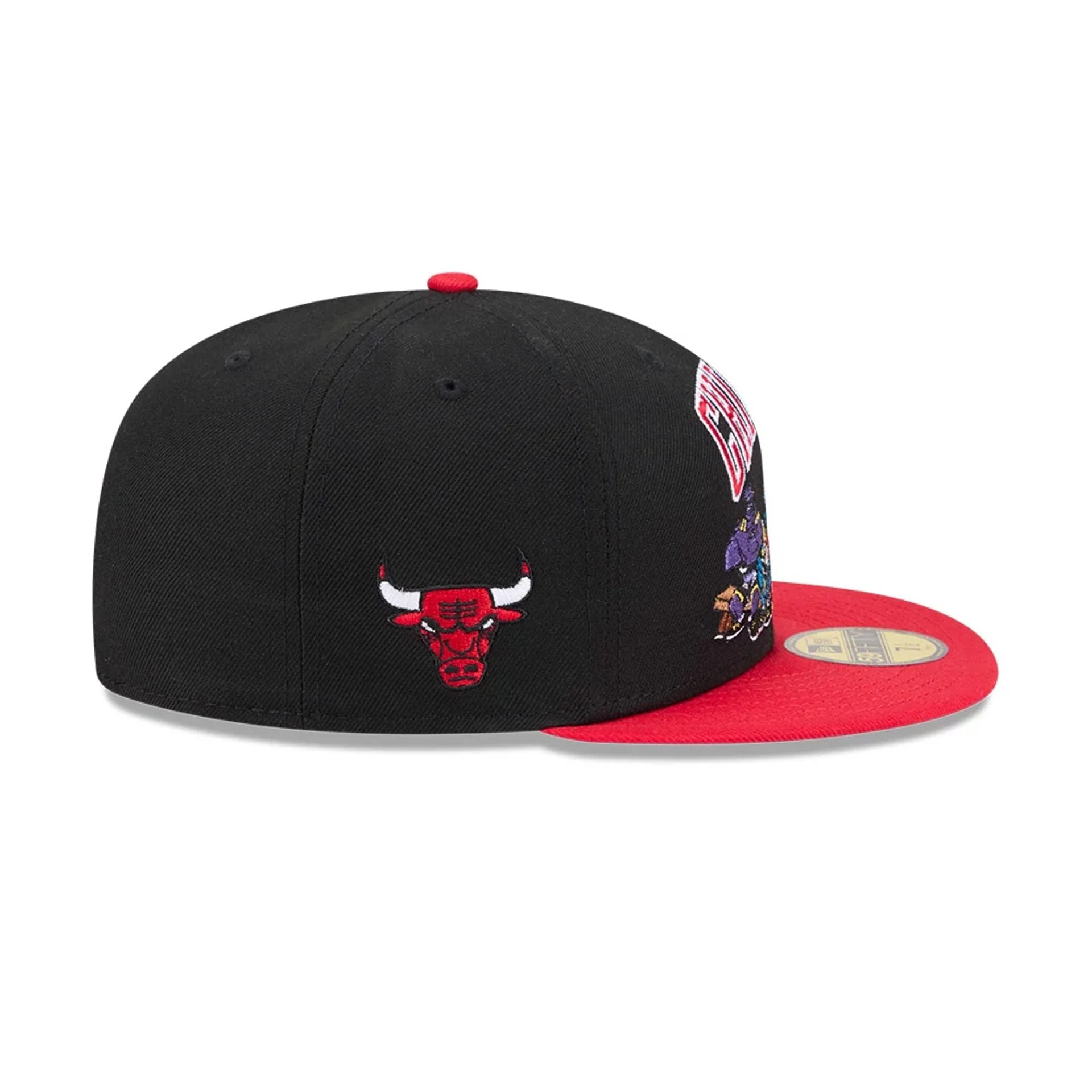 Chicago Bulls Space Jam Monstars Black 59FIFTY Fitted Cap - Image 6