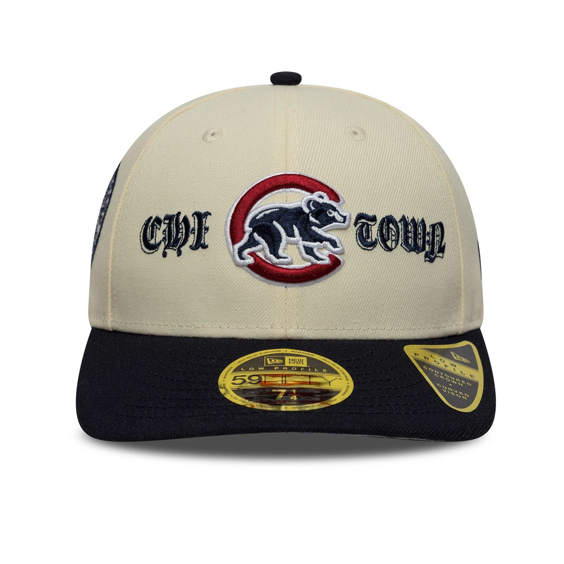 Chicago Cubs MLB Cooperstown Cream Low Profile 59FIFTY Fitted Cap - Image 2